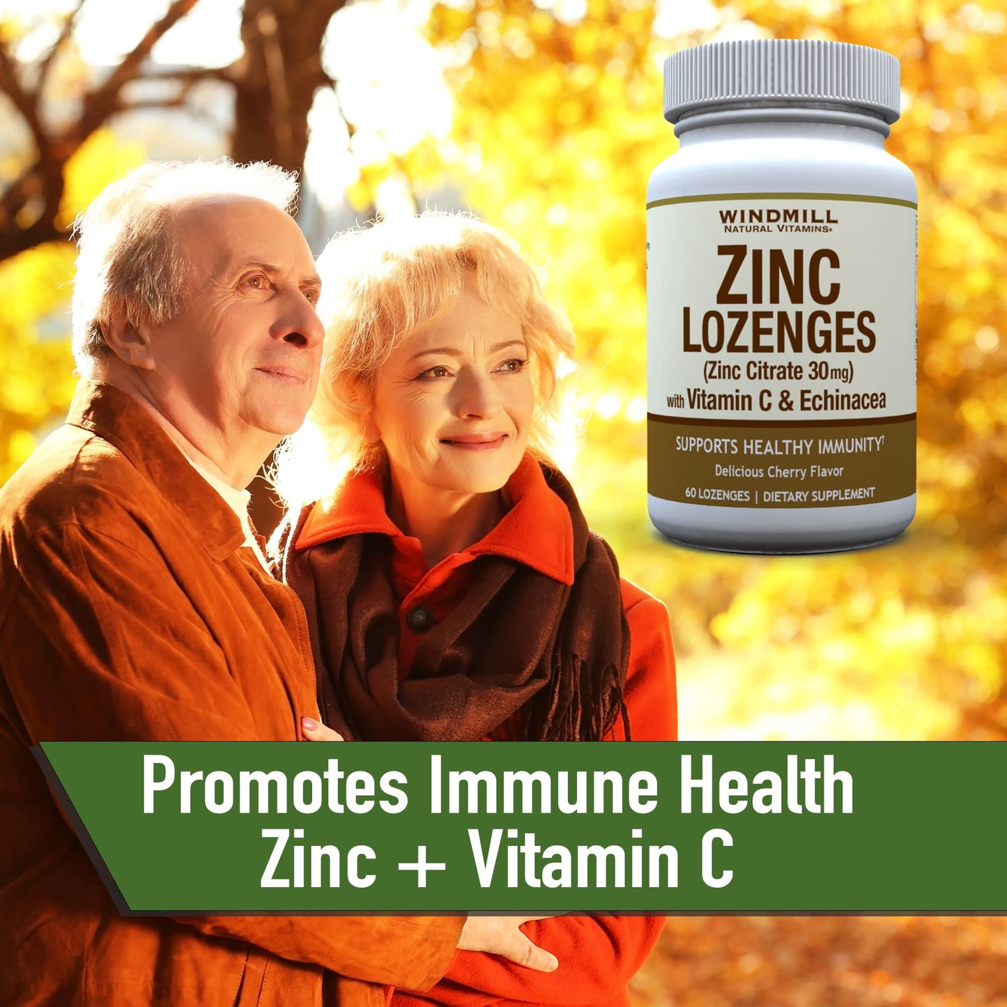 Windmill Zinc Lozenges Lozenges, 60 Count