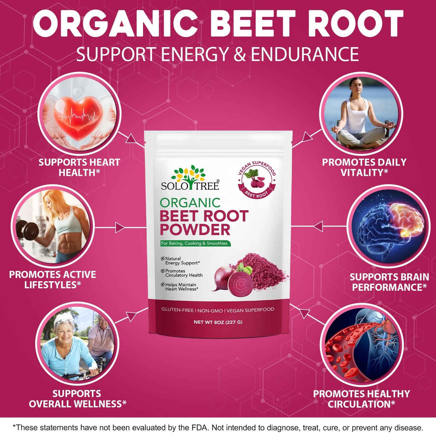 WLCTJIAYOU Organic Beet Root Powder 8 oz