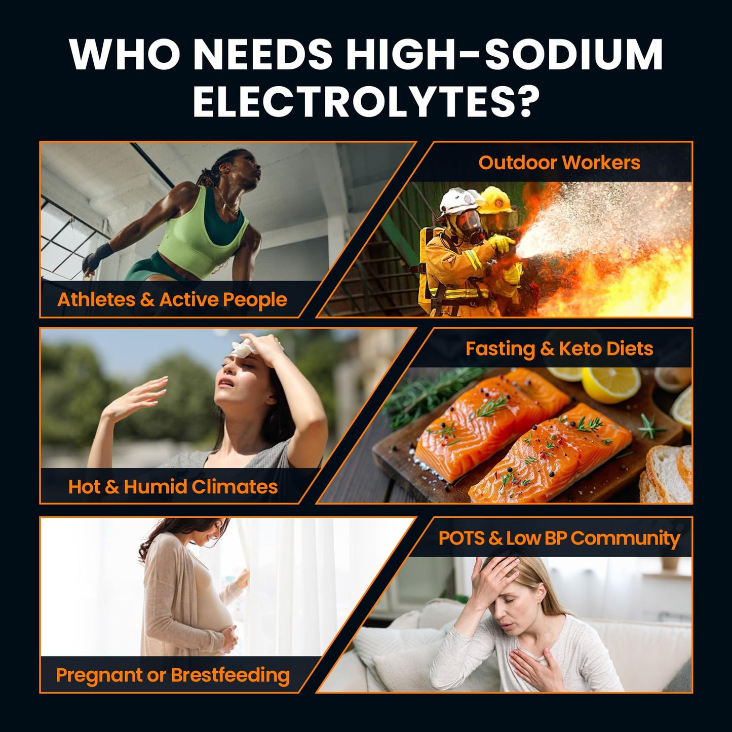 Venture Pal High Sodium Sugar-Free Electrolytes Powder Packets 180