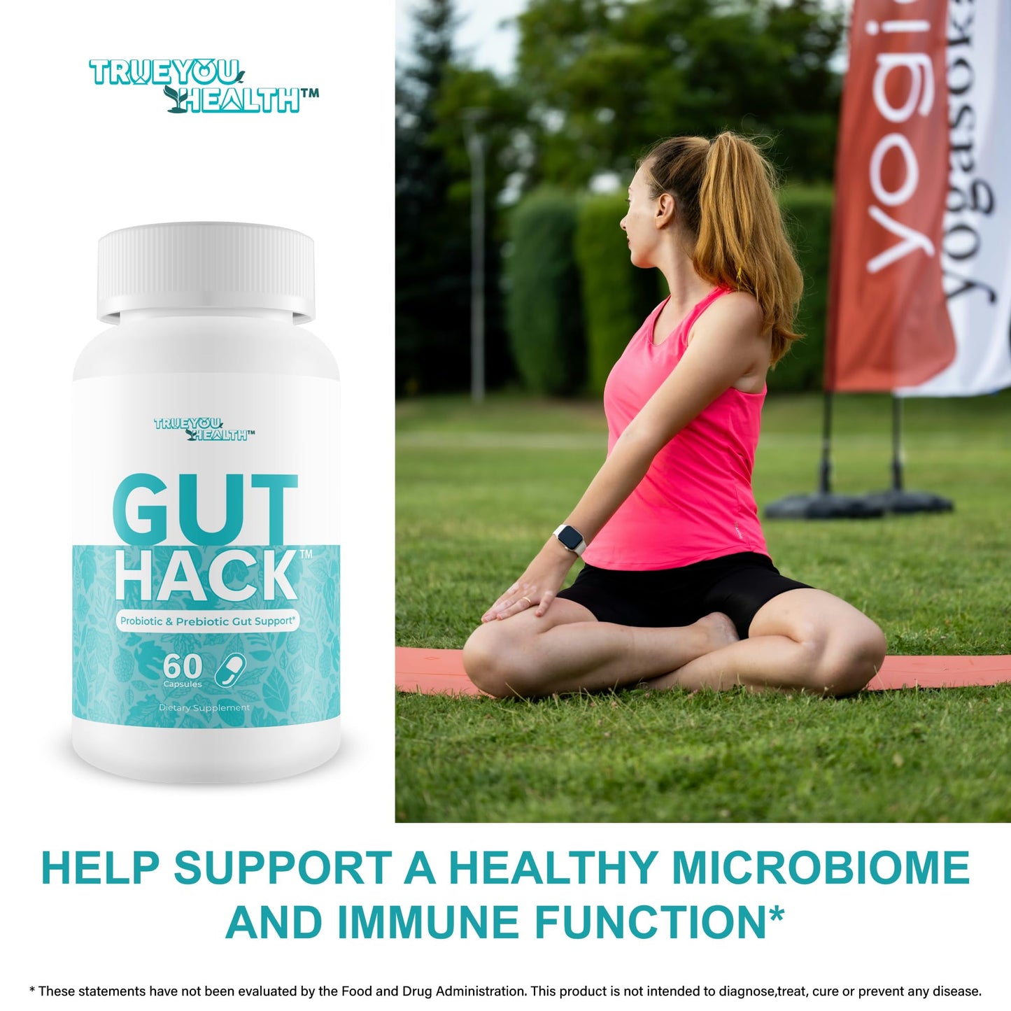 True You Health Gut Hack Capsule 60 Count