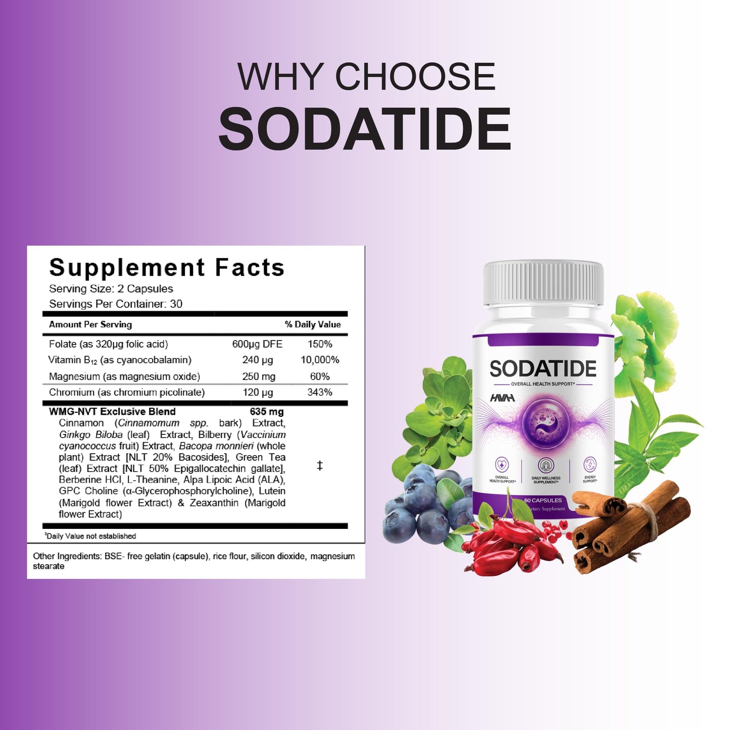 Havah Sodatide Capsules, 180 Capsules