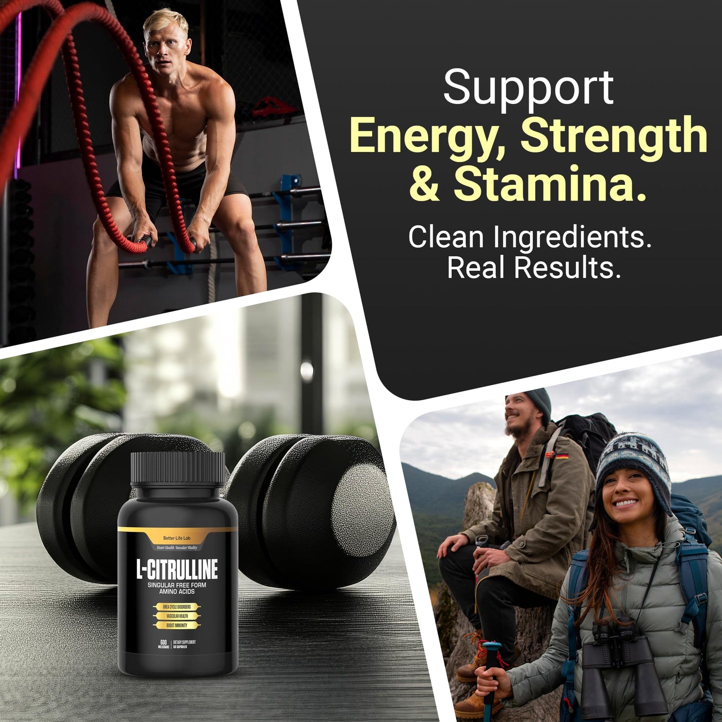 BETTER LIFE LAB L-Citrulline Supplement Capsule, 50 Count