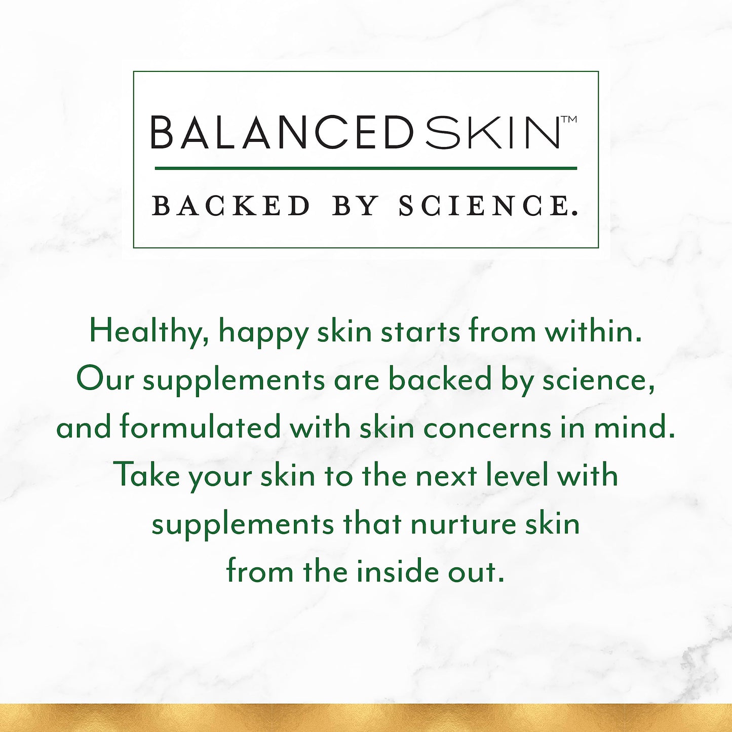BALANCED SKIN Biotin Gummy Vitamins for Hair Skin Nails with Collagen, 1 Count