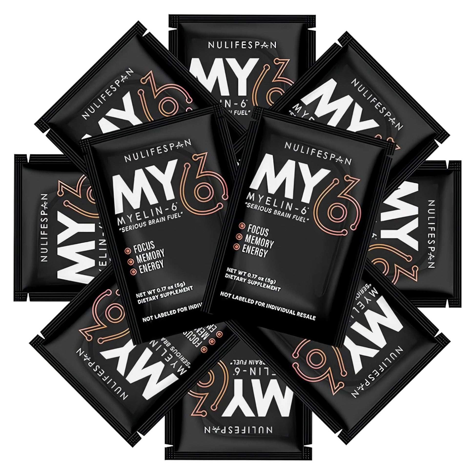 Nulifespan Myelin-6 Sampler Pack Powder, Pack of 10