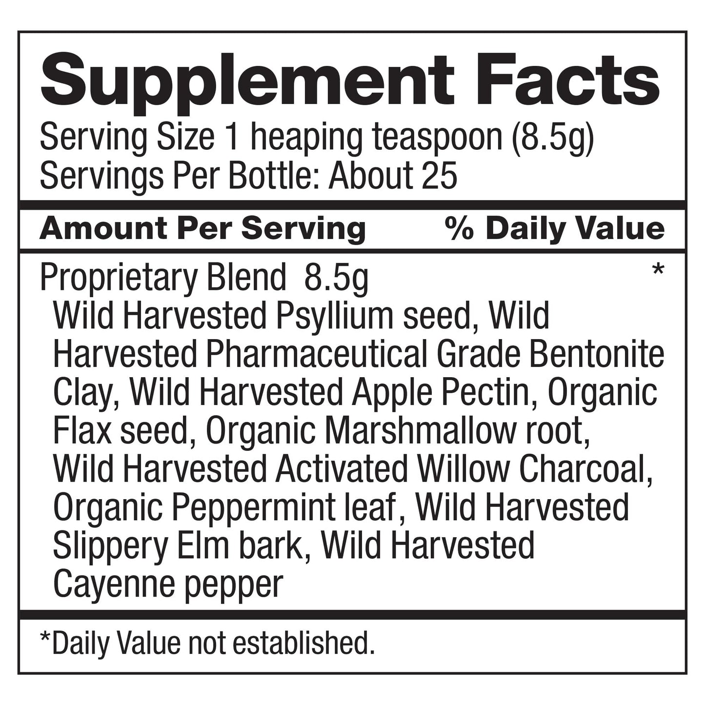Dr. Schulze's Intestinal Formula #2 Powder 8 oz