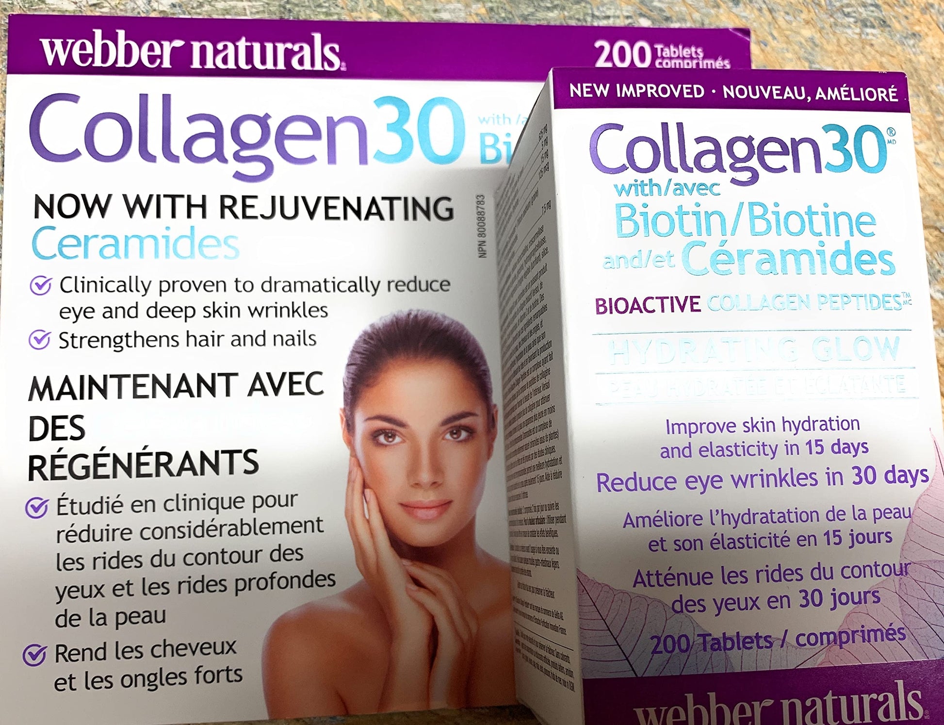 Webber Naturals Collagen 30 with Biotin and Ceramides Tablets 200