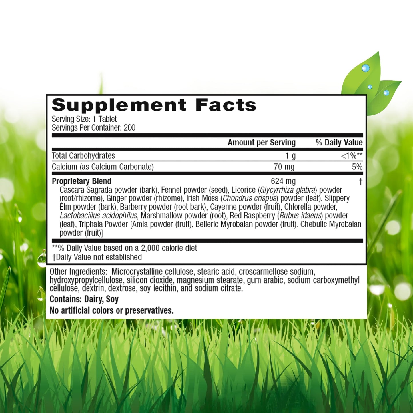 Nature's Secret Super Cleanse 200 Tablets