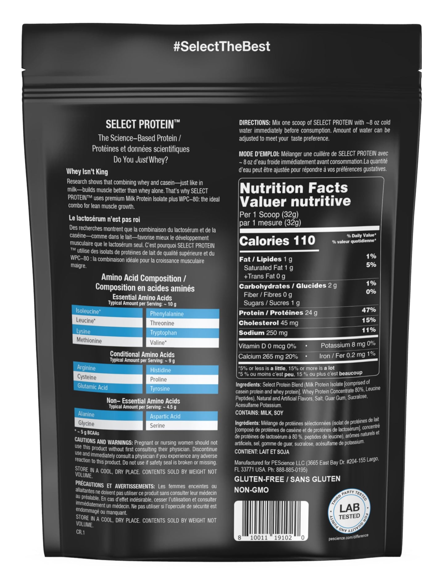 PEScience Select Protein Powder Variety Pack 46.4