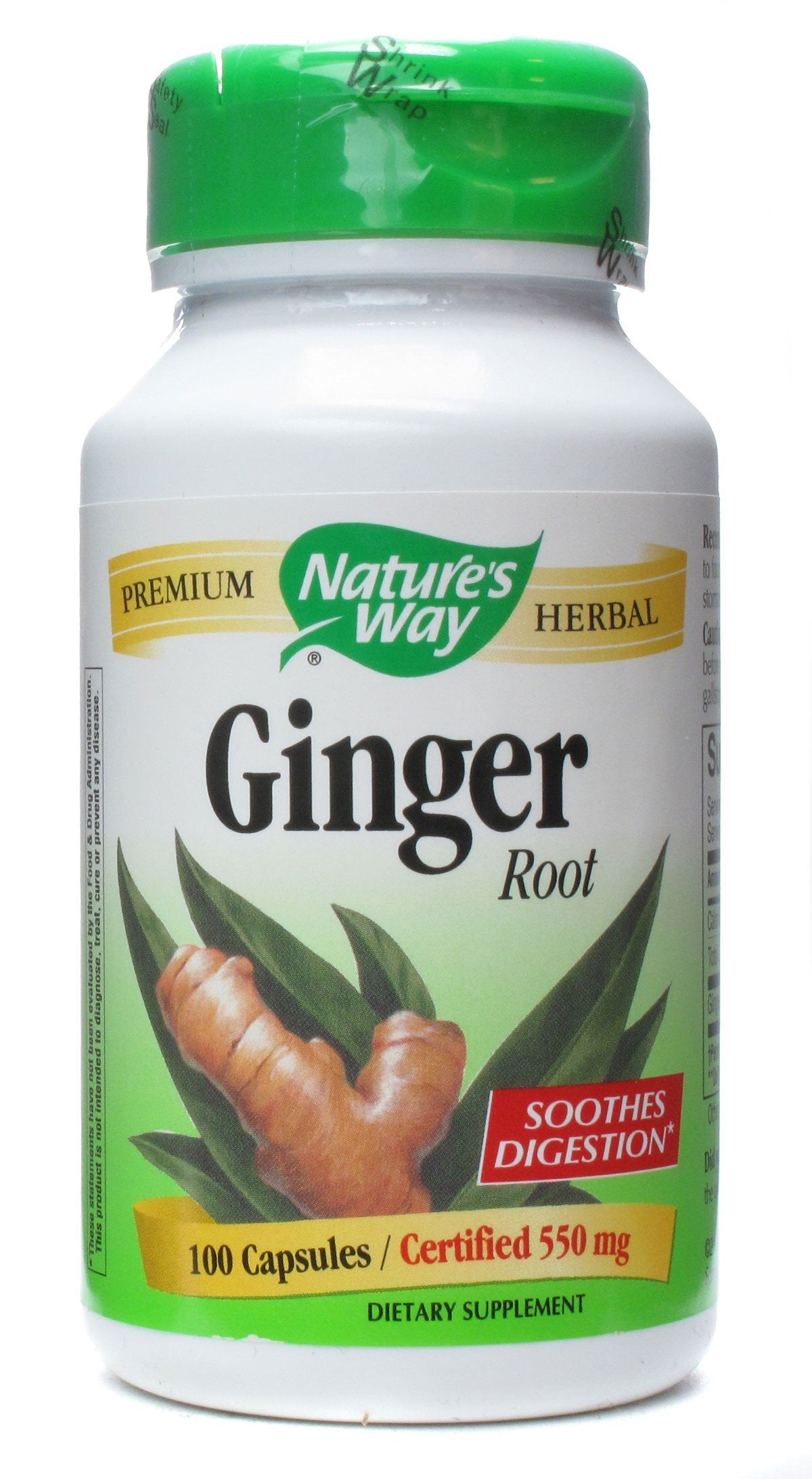 Nature's Way Ginger Root 100 Capsules