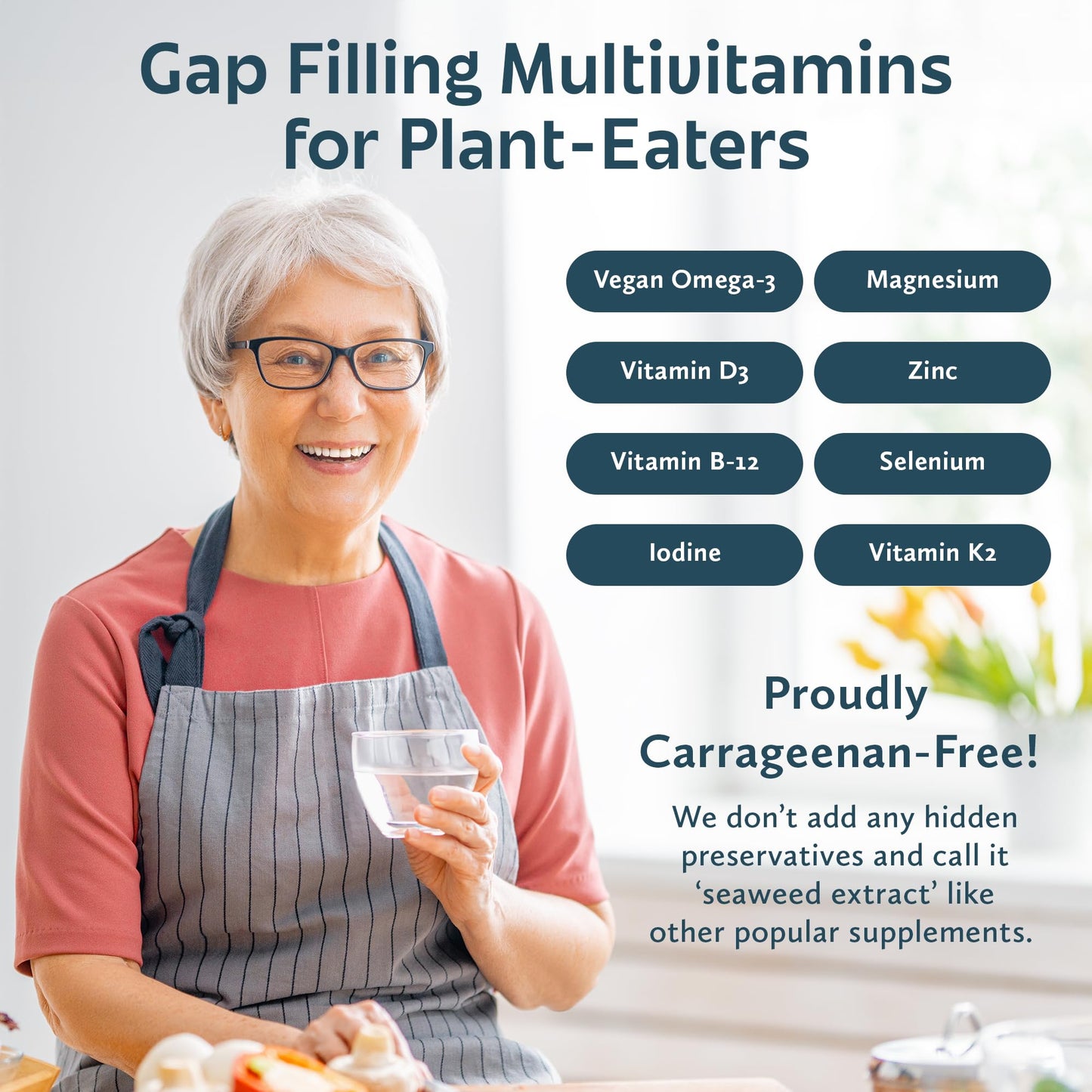 Future Kind Carrageenan-Free Foundations Multivitamin Capsule, 60 Count
