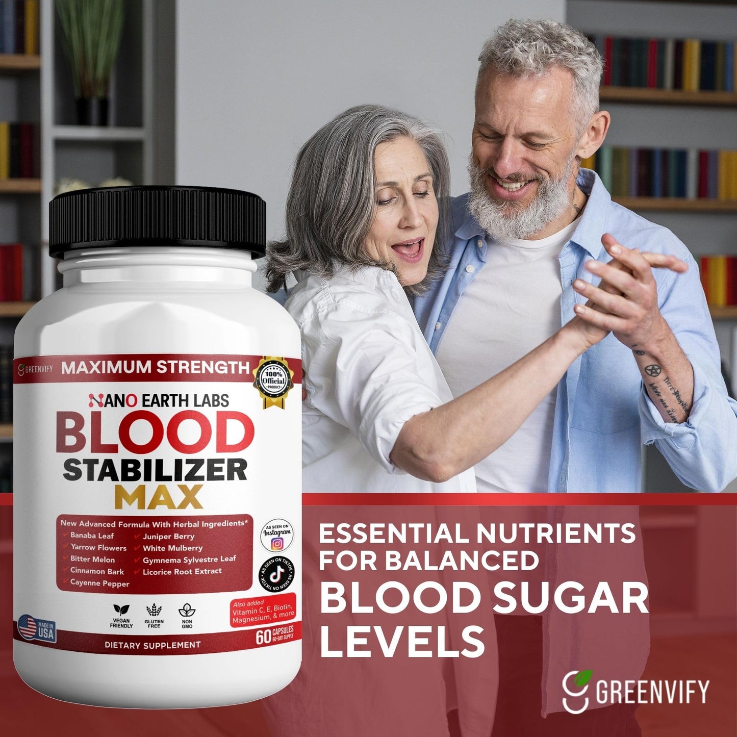 GREENVIFY Blood Stabilizer Max Capsules 300 Count