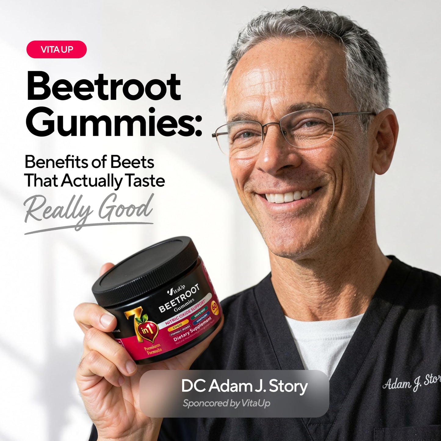 VitaUp Beet Root Gummies Gummy 60 Count