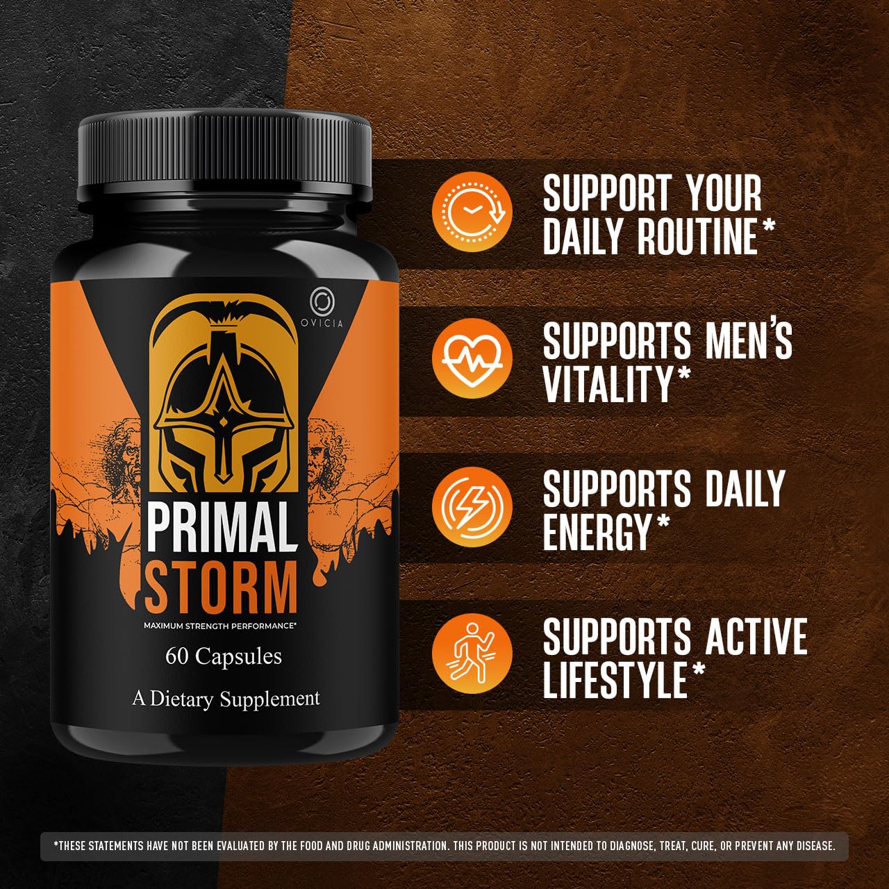OVICIA Primal Storm Capsules 120 Capsules