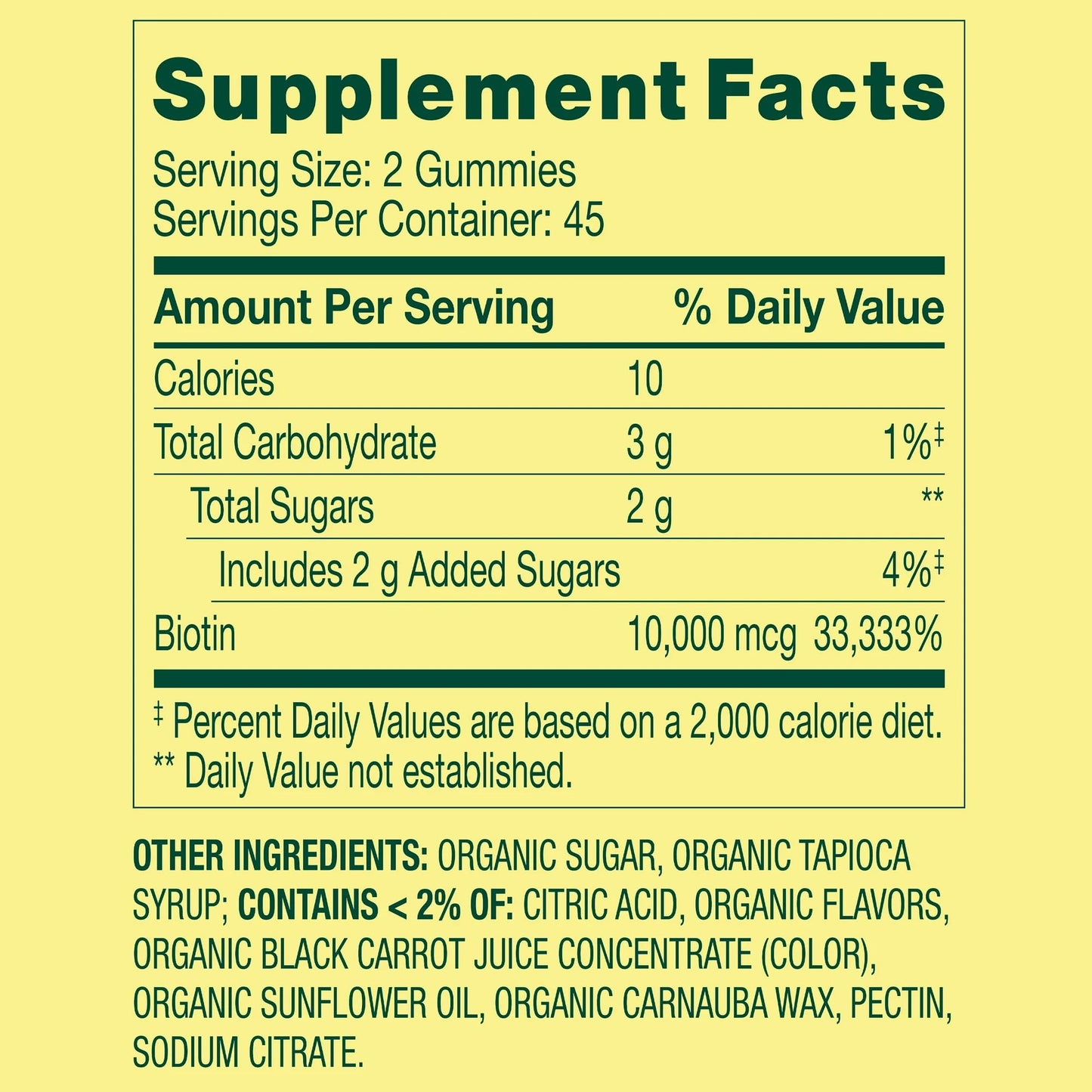SUREFECT Biotin Gummies Extra Strength 10,000mcg, 90 Count