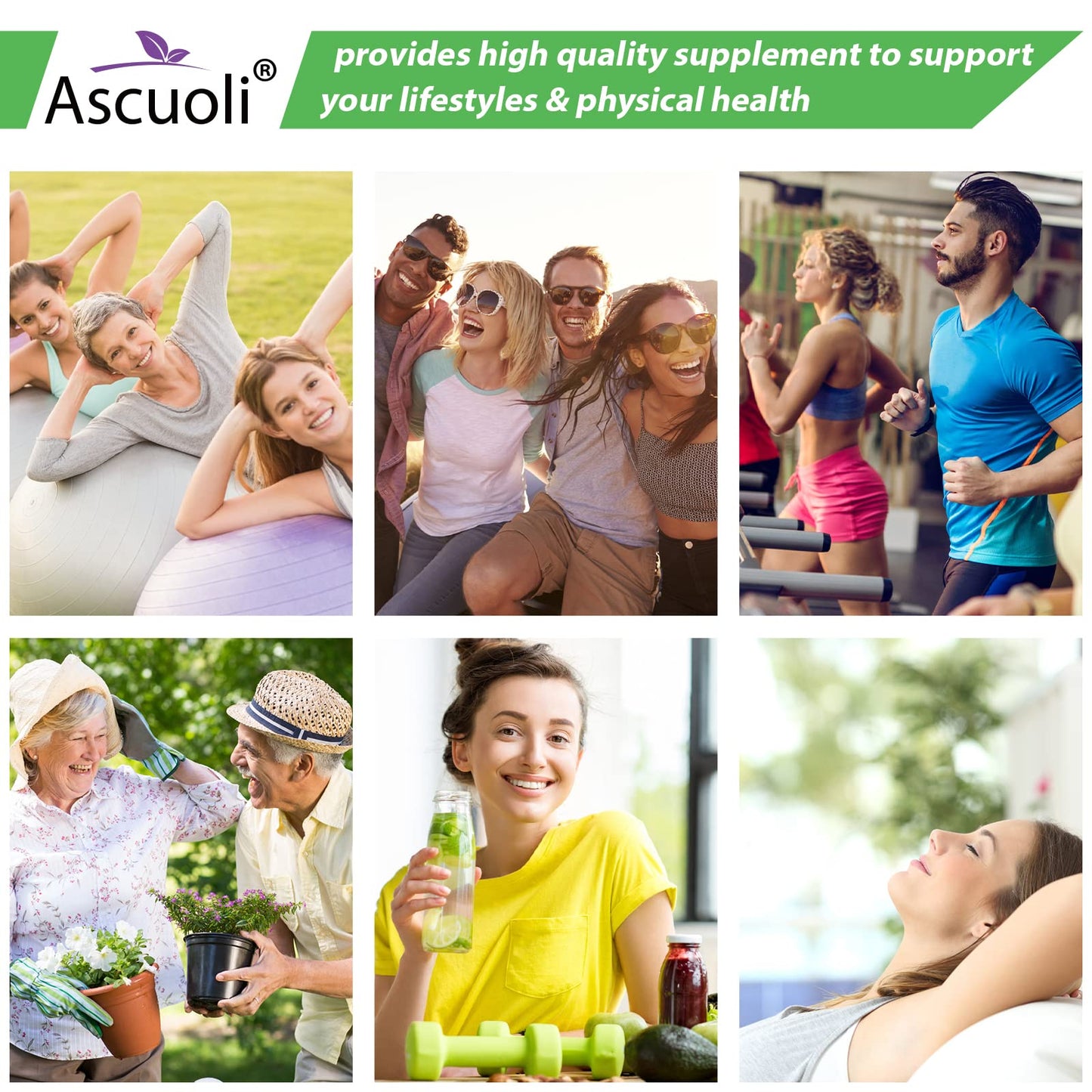Ascuoli Trans-Resveratrol Purity 99%, 3-in-1 Advanced Formula Resveratrol Supplement for NAD+, Immune & Energy Support, Anti-Aging, Skin Health & Antioxidant Tablet, 240 Count