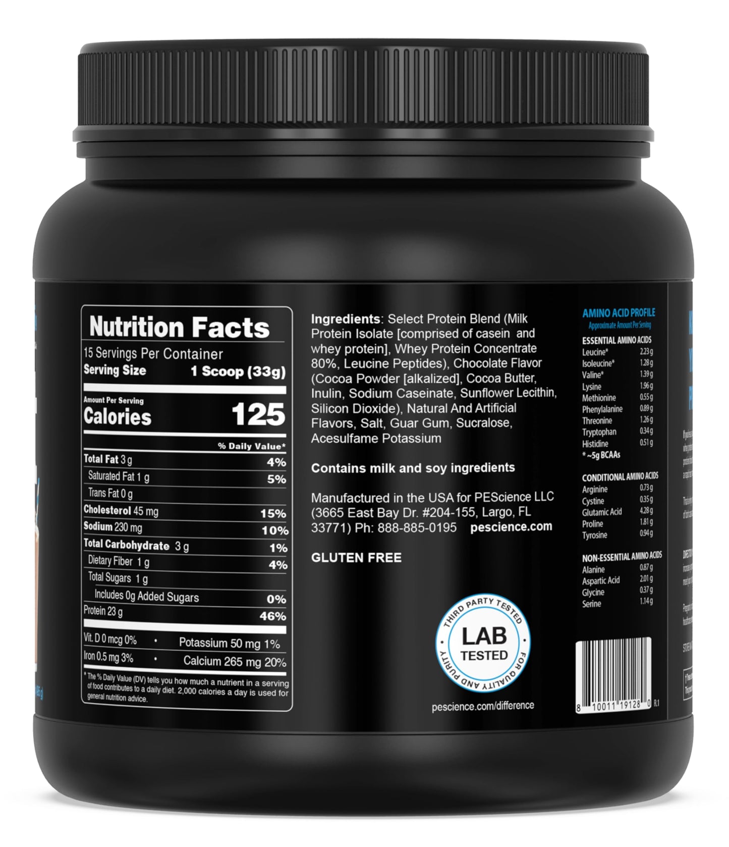 PEScience Select Protein Powder 17.5 Servings