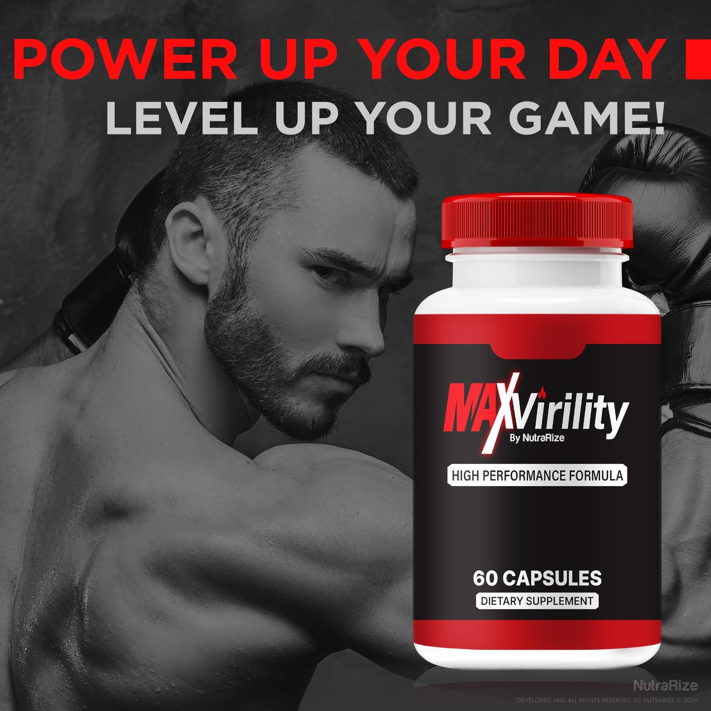 NutraRize MaxVirility Capsules 300 Capsules