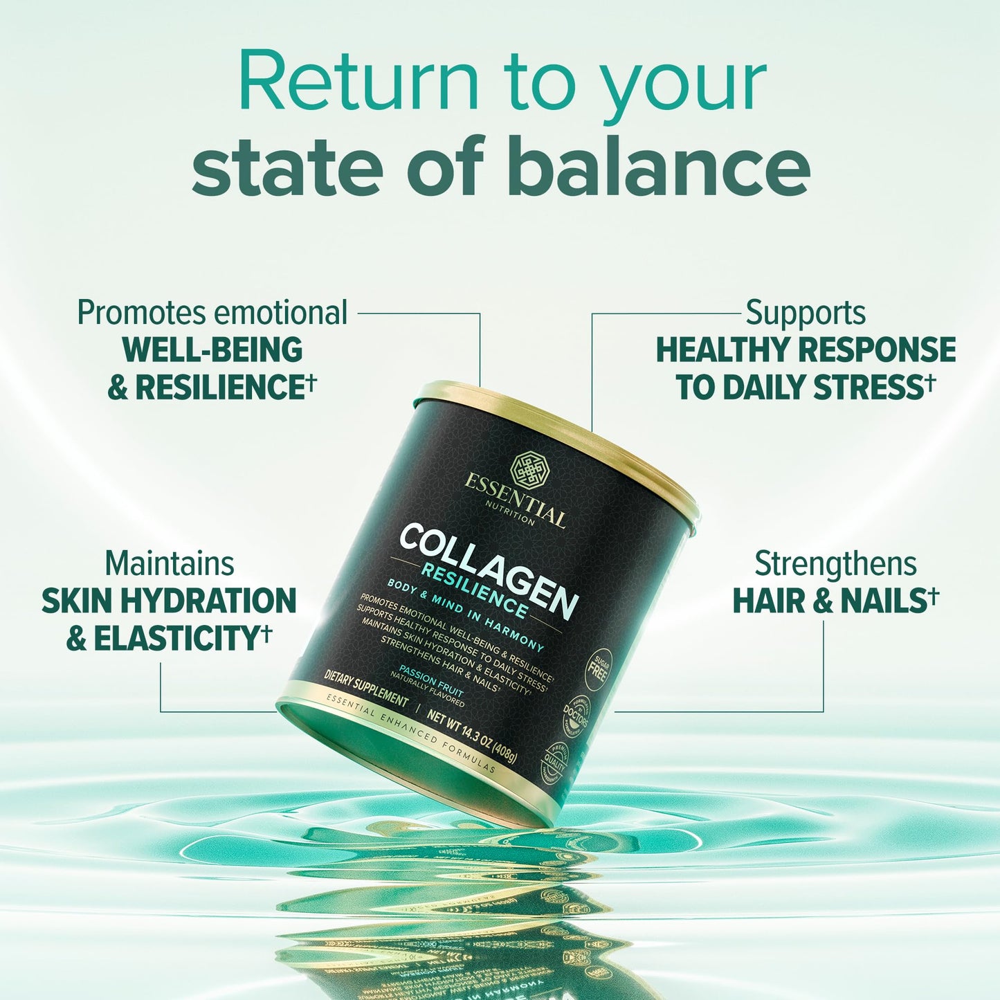 Essential Nutrition Collagen Resilience Powder, 13.75 oz
