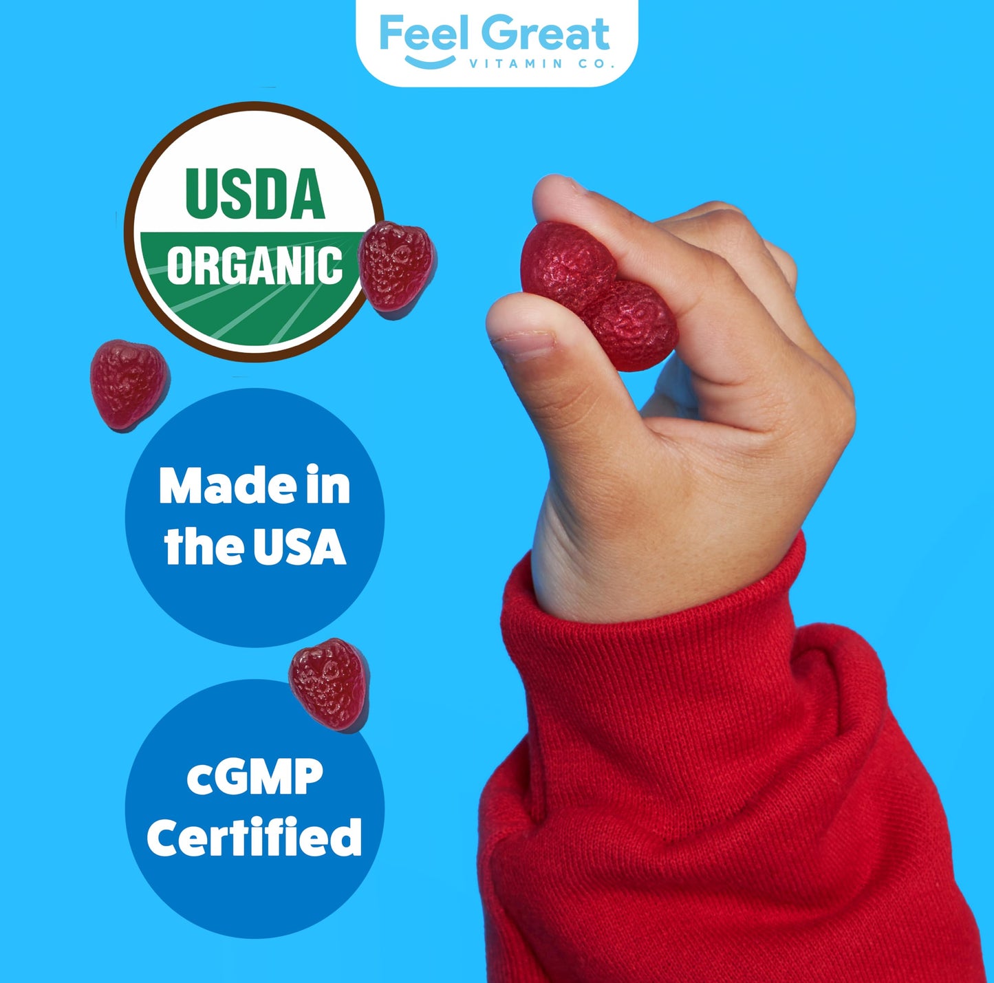 The Feel Great Vitamin Company Kids Probiotics Gummy 30 Count