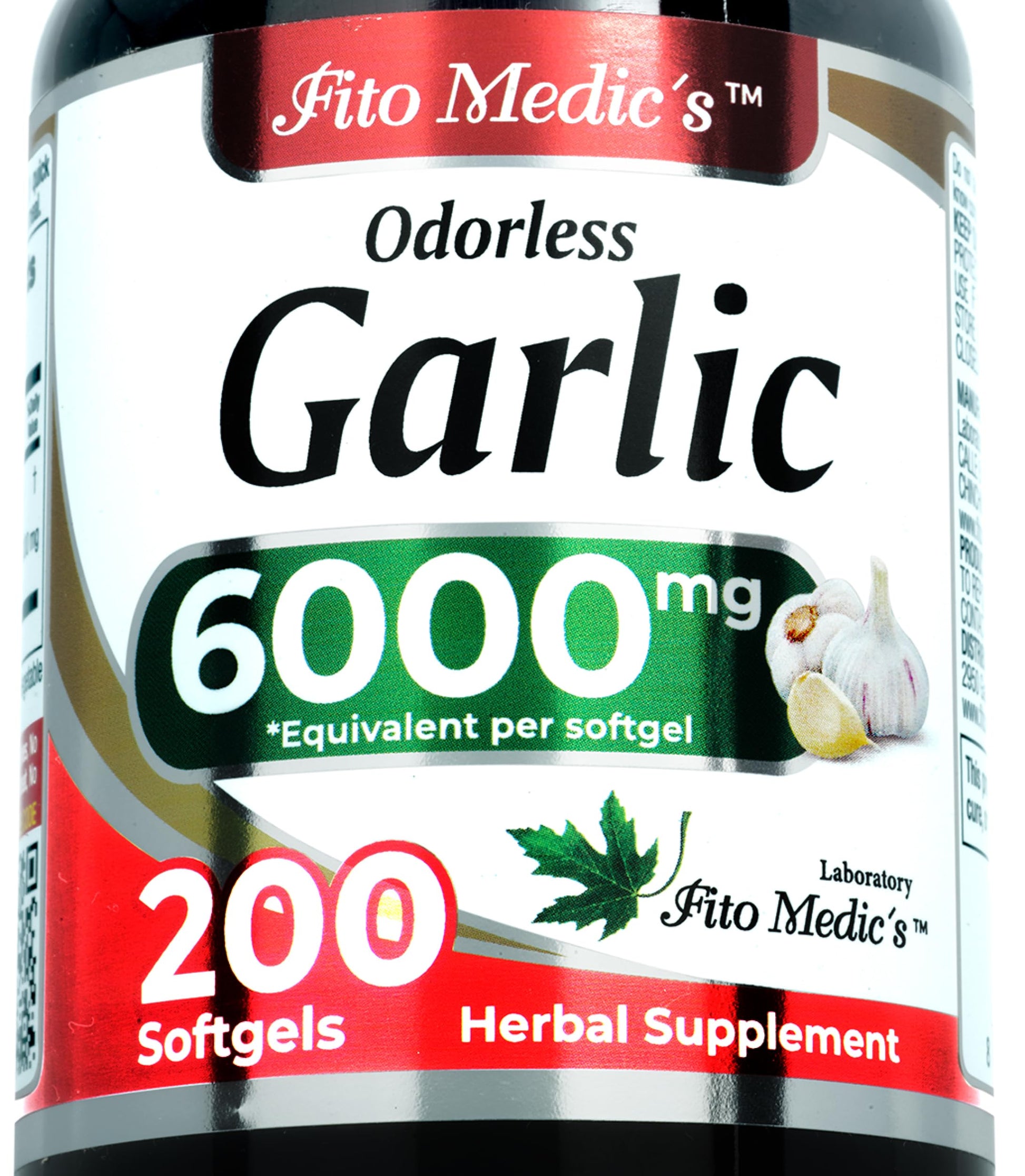 FITO MEDIC'S Garlic Pills Softgels 200 Count