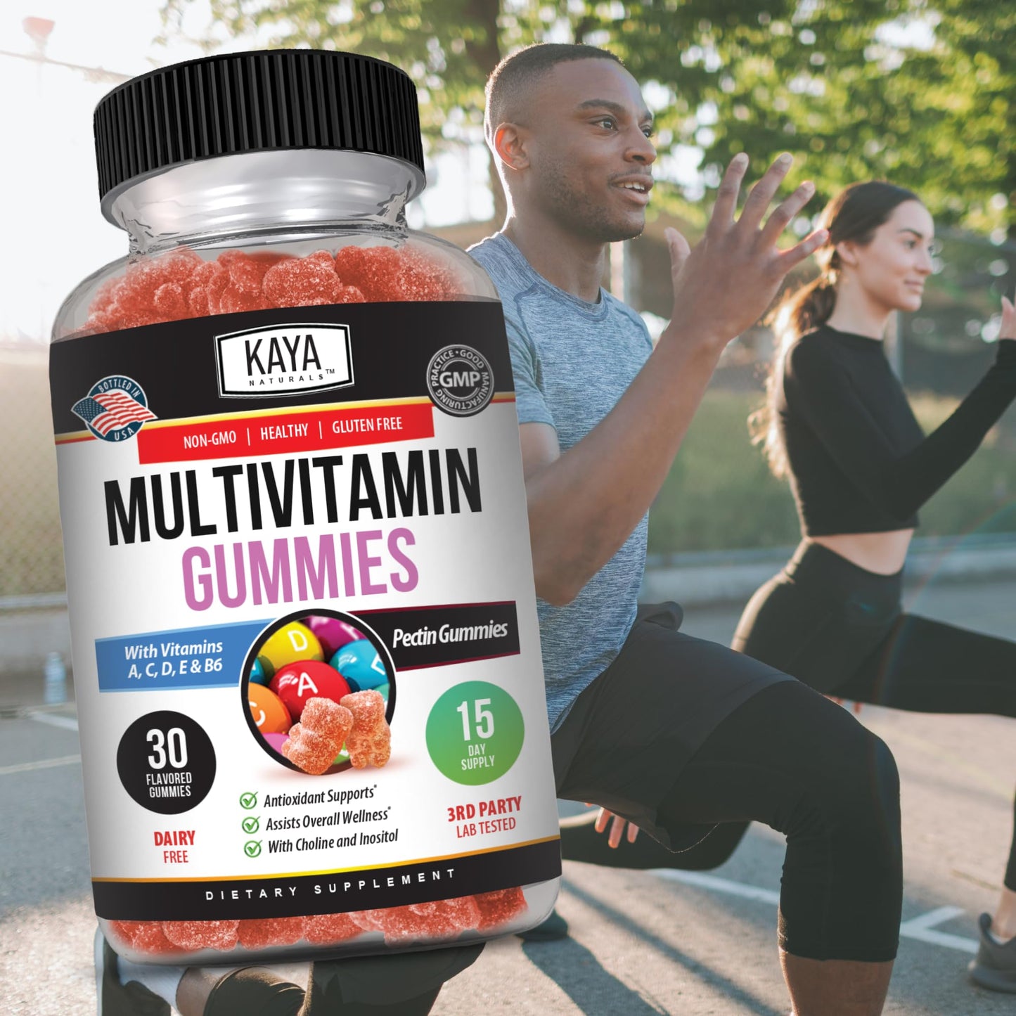 Kaya Naturals Adult Multivitamin Gummy 60 Gummies