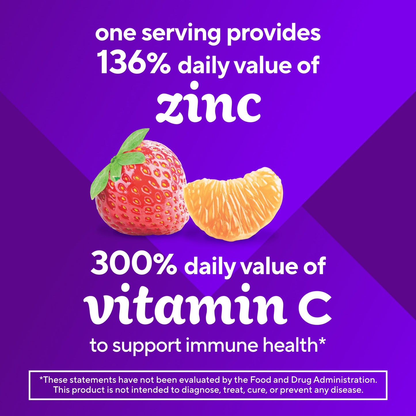 Vitafusion Power Zinc Gummy Vitamins 90 Count