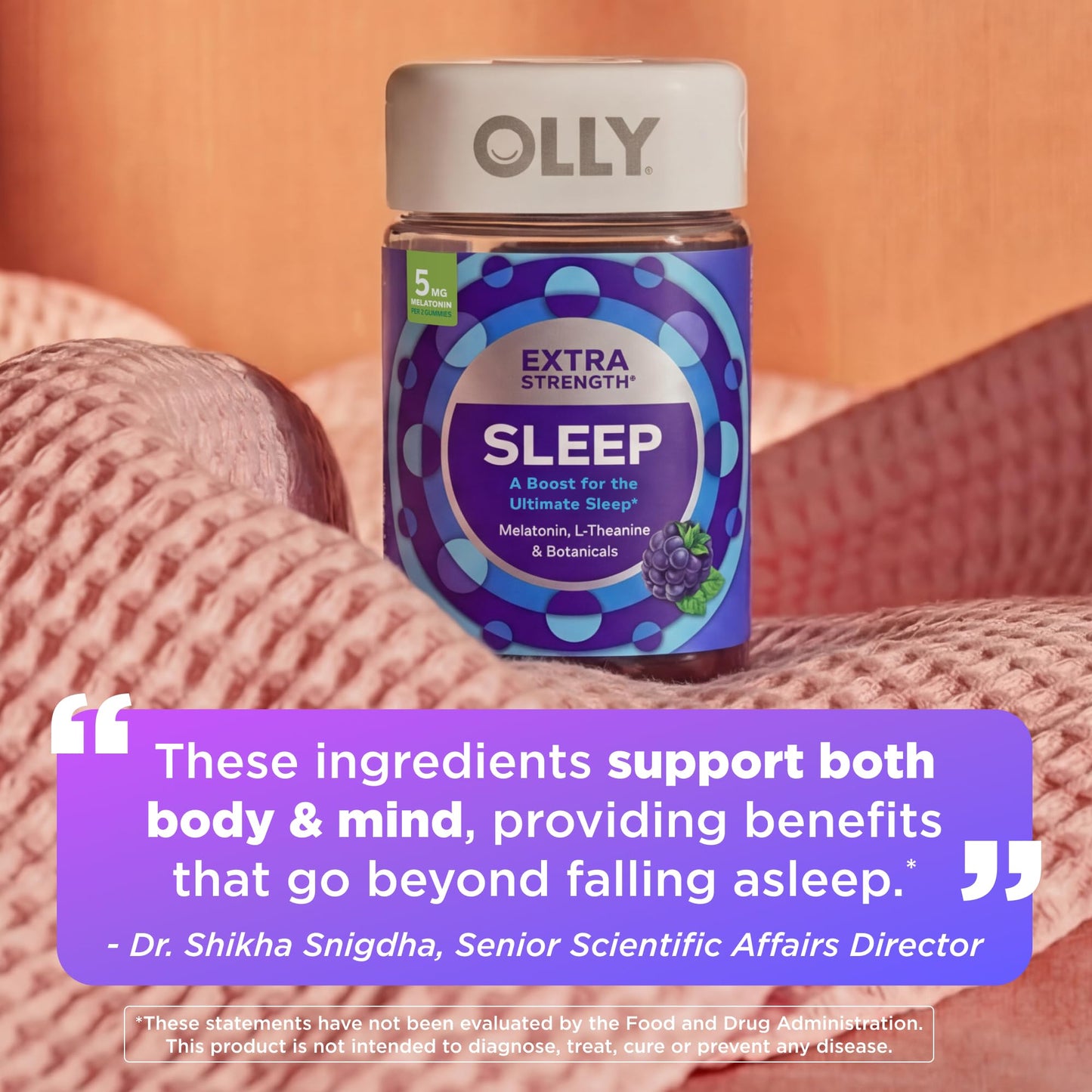 OLLY Extra Strength Sleep Gummy, 70 Count