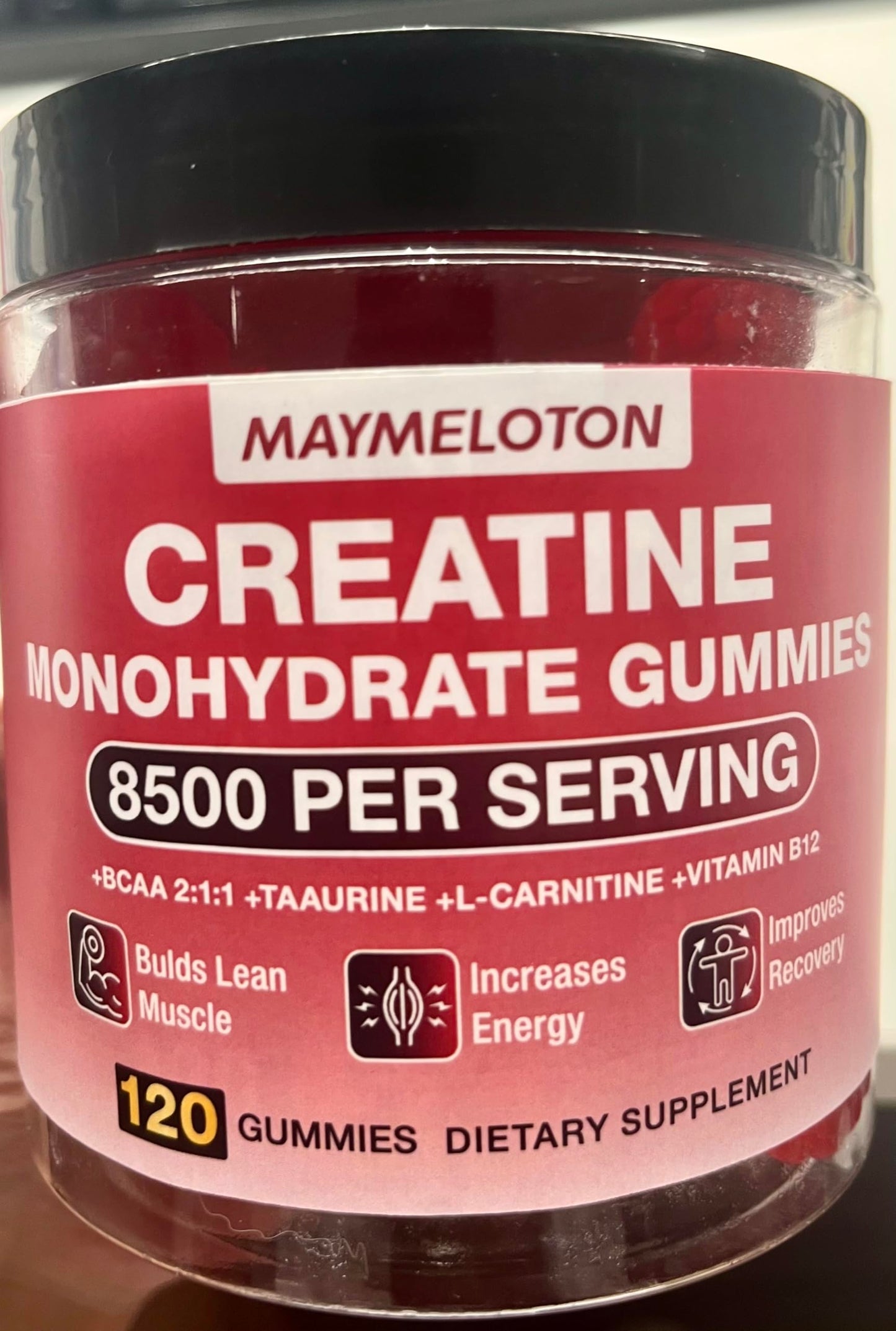 MAYMELOTON Creatine Gummy 60 Count