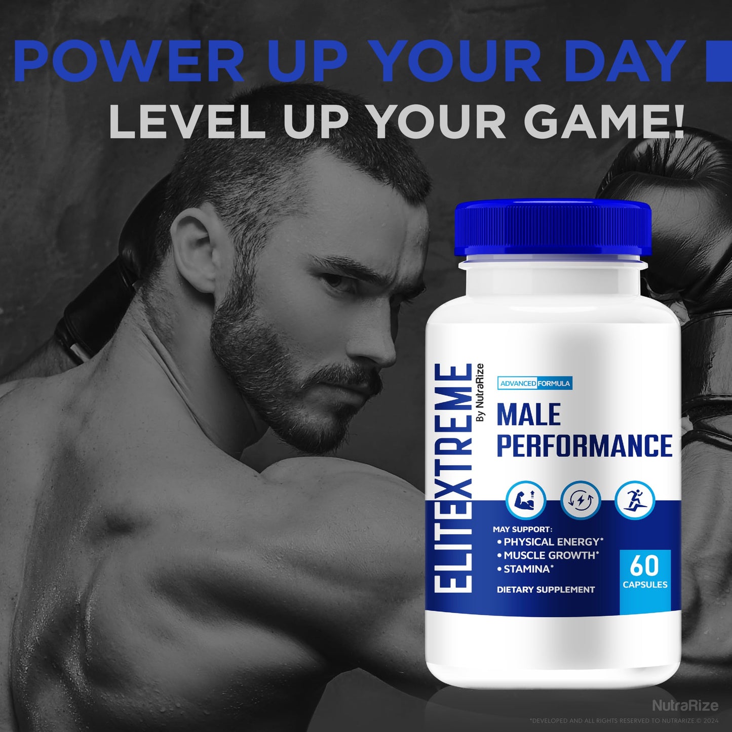 NutraRize EliteXtreme Male Multivitamin Capsules, 300 Capsules