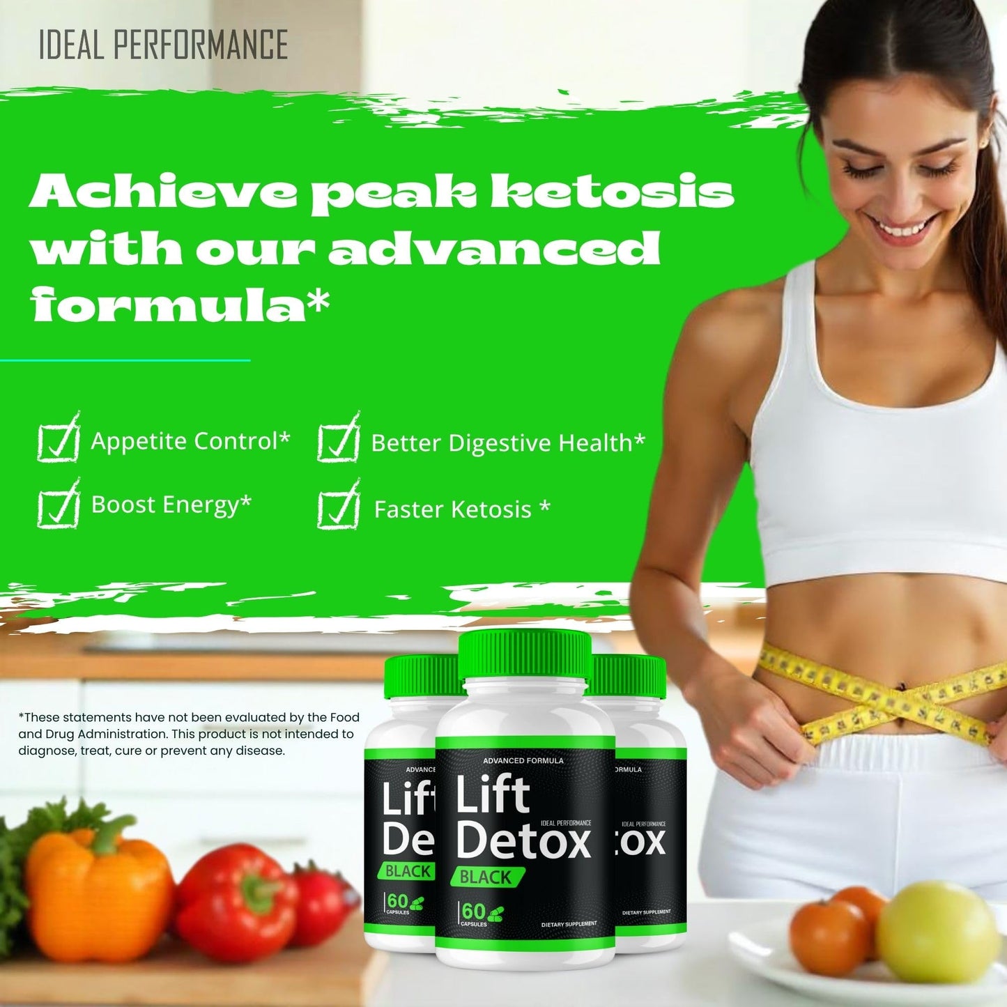 IDEAL PERFORMANCE Lift Detox 300 Capsules