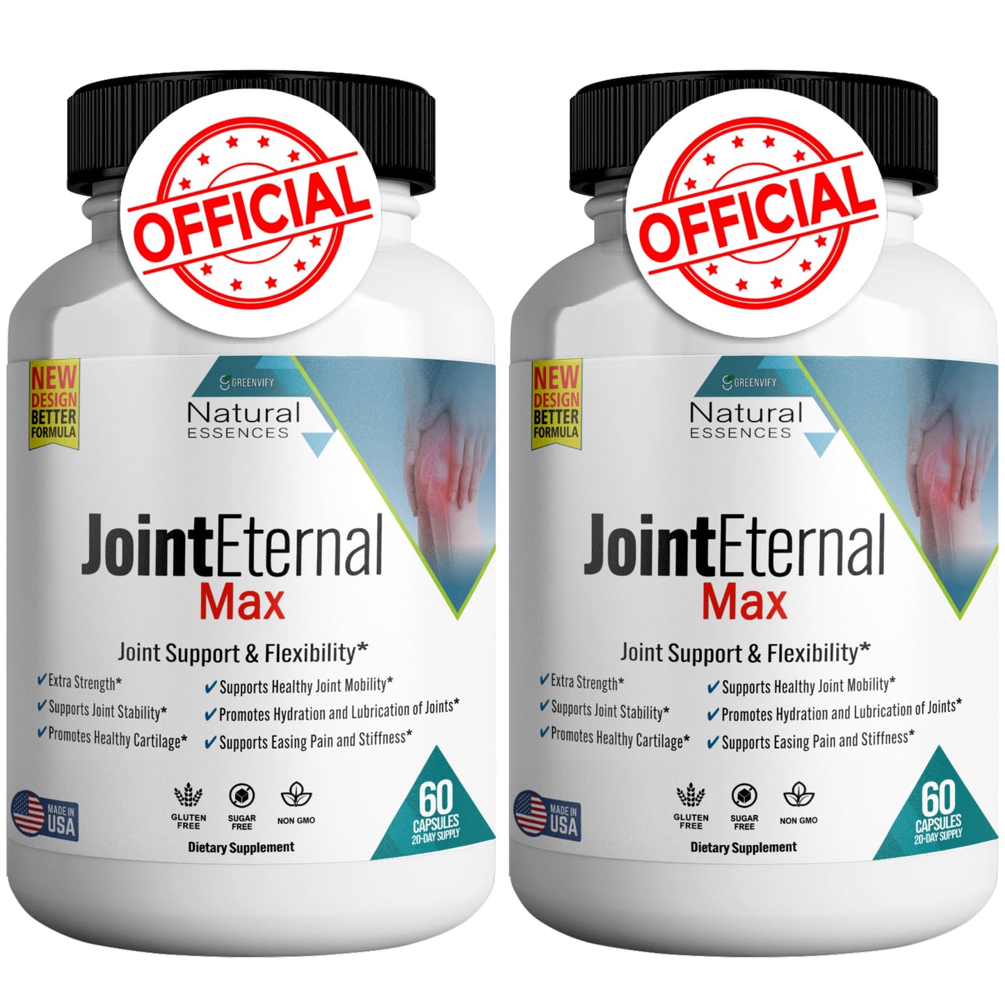 GREENVIFY Joint Eternal Max Natural Essences Natural Joint Support Supplement Capsules 120