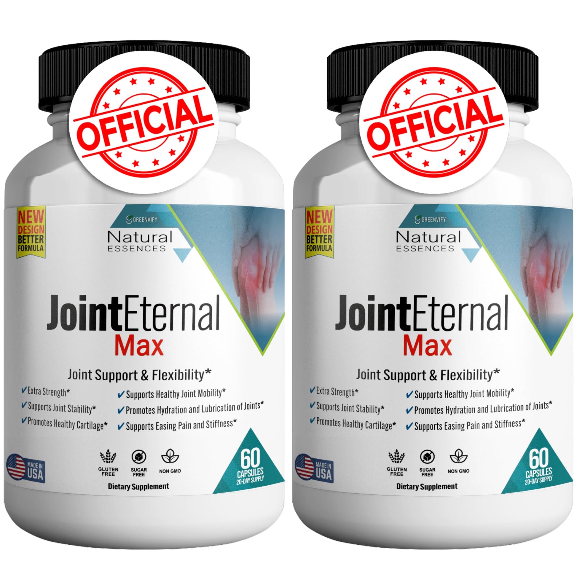 GREENVIFY Joint Eternal Max Natural Essences Natural Joint Support Supplement Capsules 120