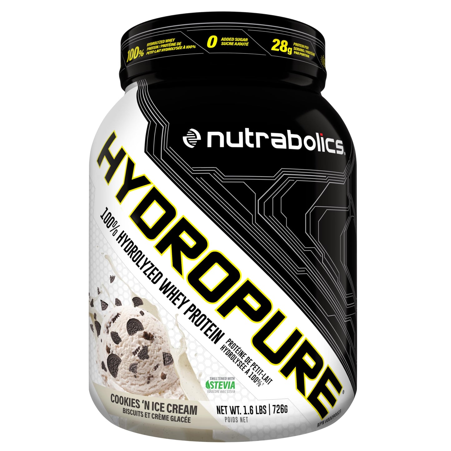 Nutrabolics Hydropure Whey Protein Powder 1.6 lb
