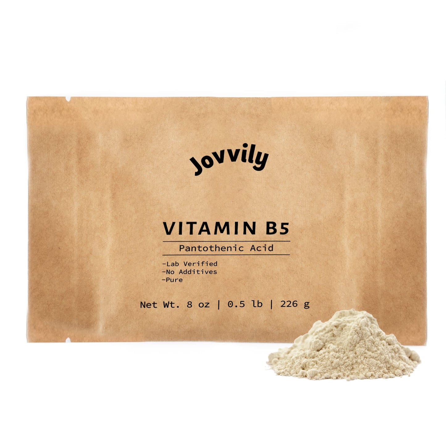 Jovvily Vitamin B5 Pantothenic Acid Powder, 8 oz