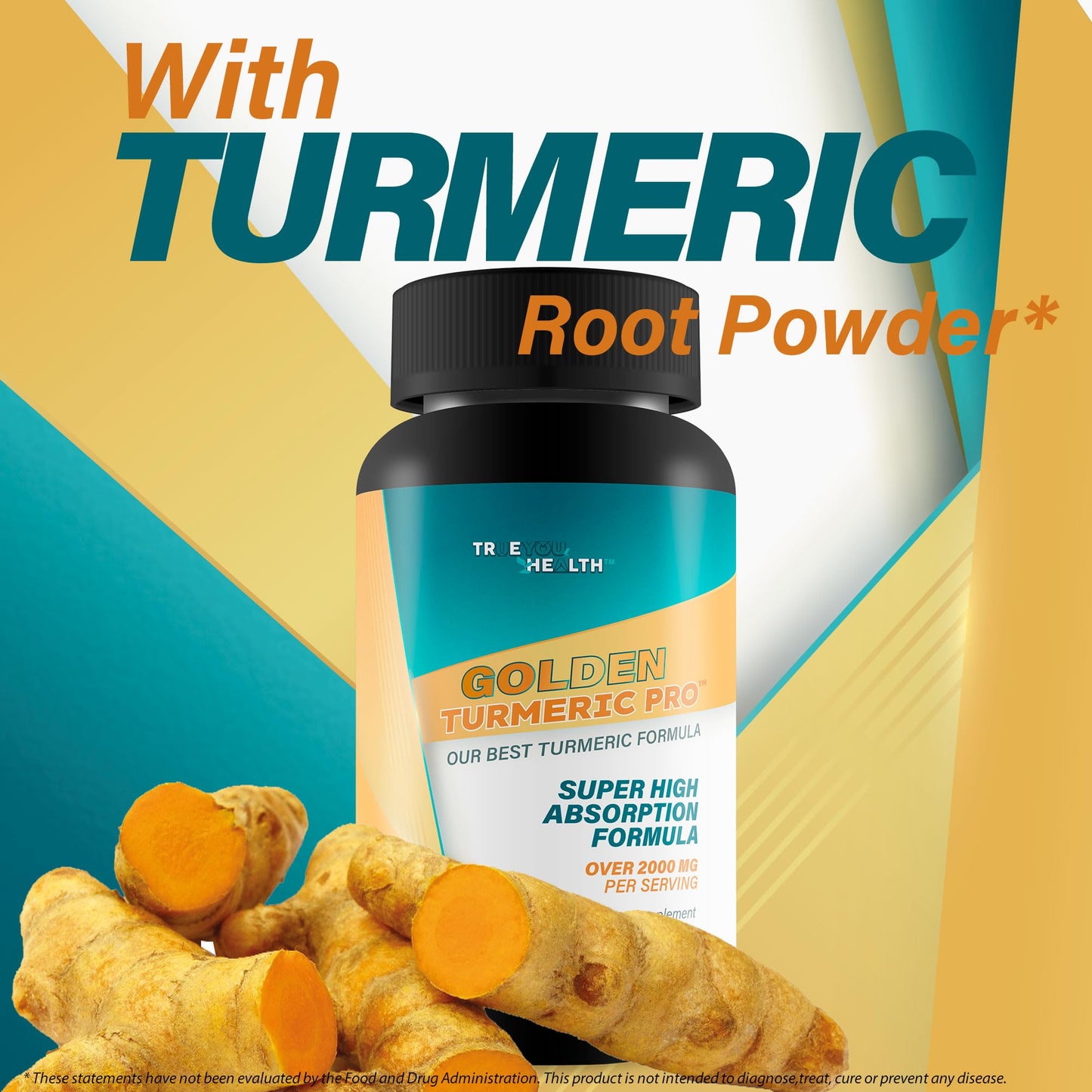 True You Health Golden Turmeric Pro Capsules 90 Count