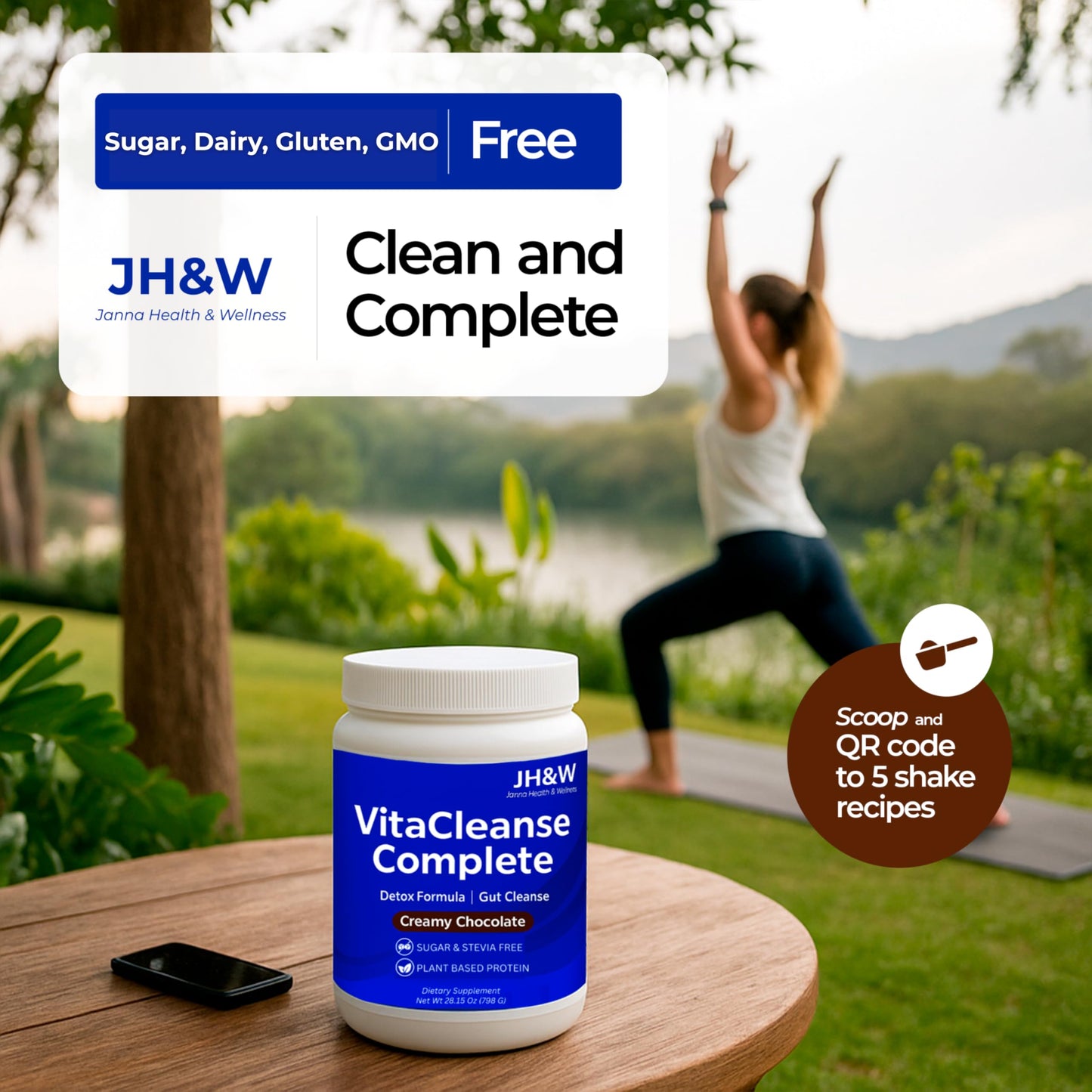 JANNA HEALTH & WELLNESS Premium Gut Cleanse with Turmeric & Pomegranate Powder 28.15
