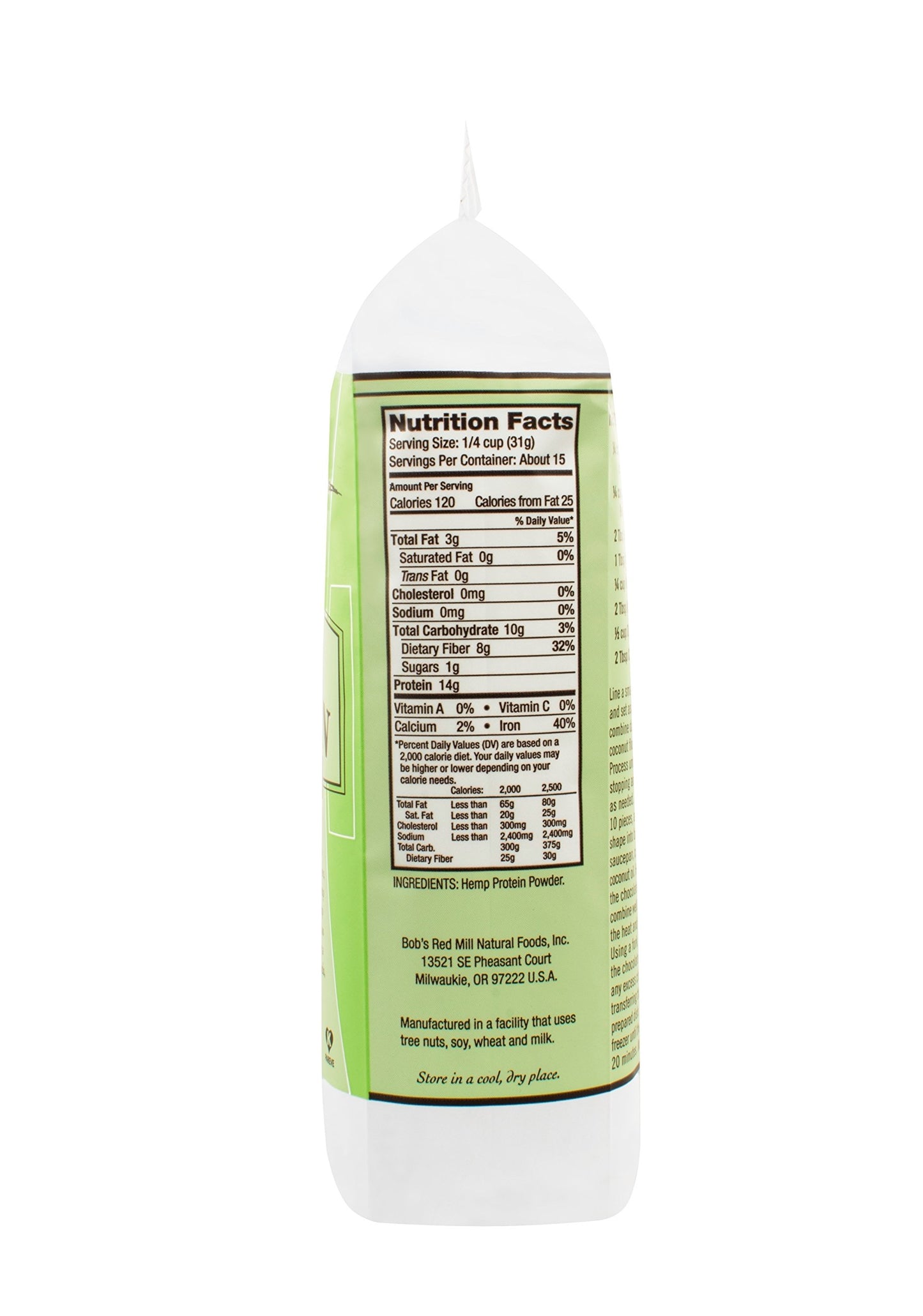 Bob's Red Mill Hemp Protein Powder 16 oz