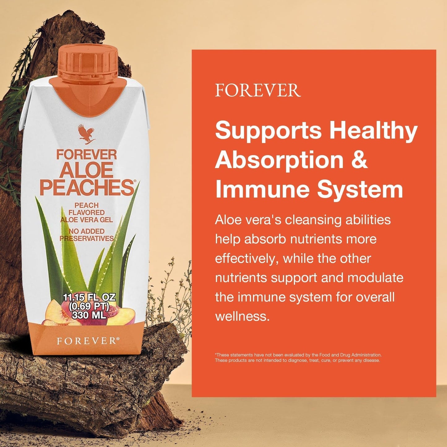 Forever Living Products Forever Aloe Peaches Softgels Pack of 6