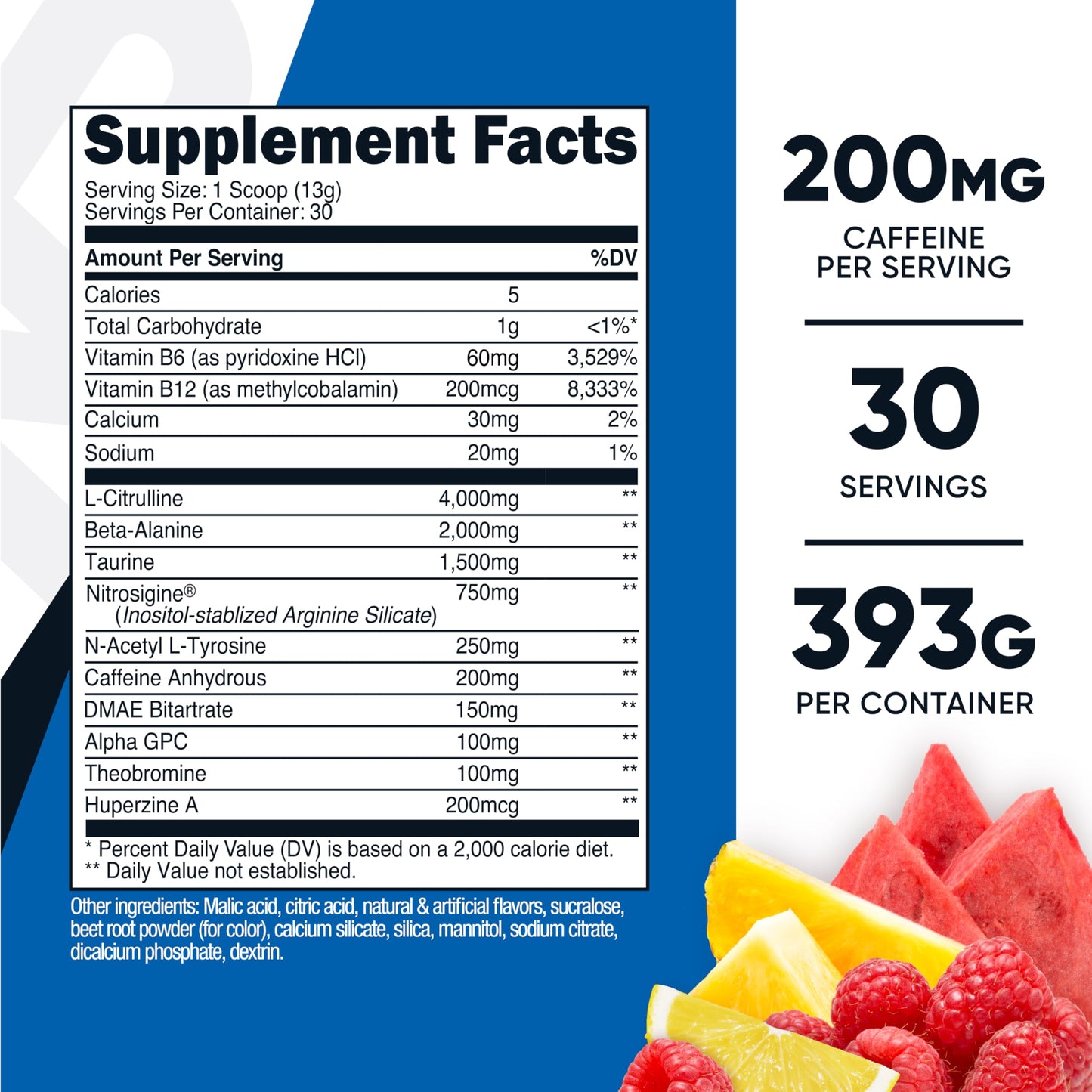 Nutricost Pre-Workout Complex Powder, 30 Servings