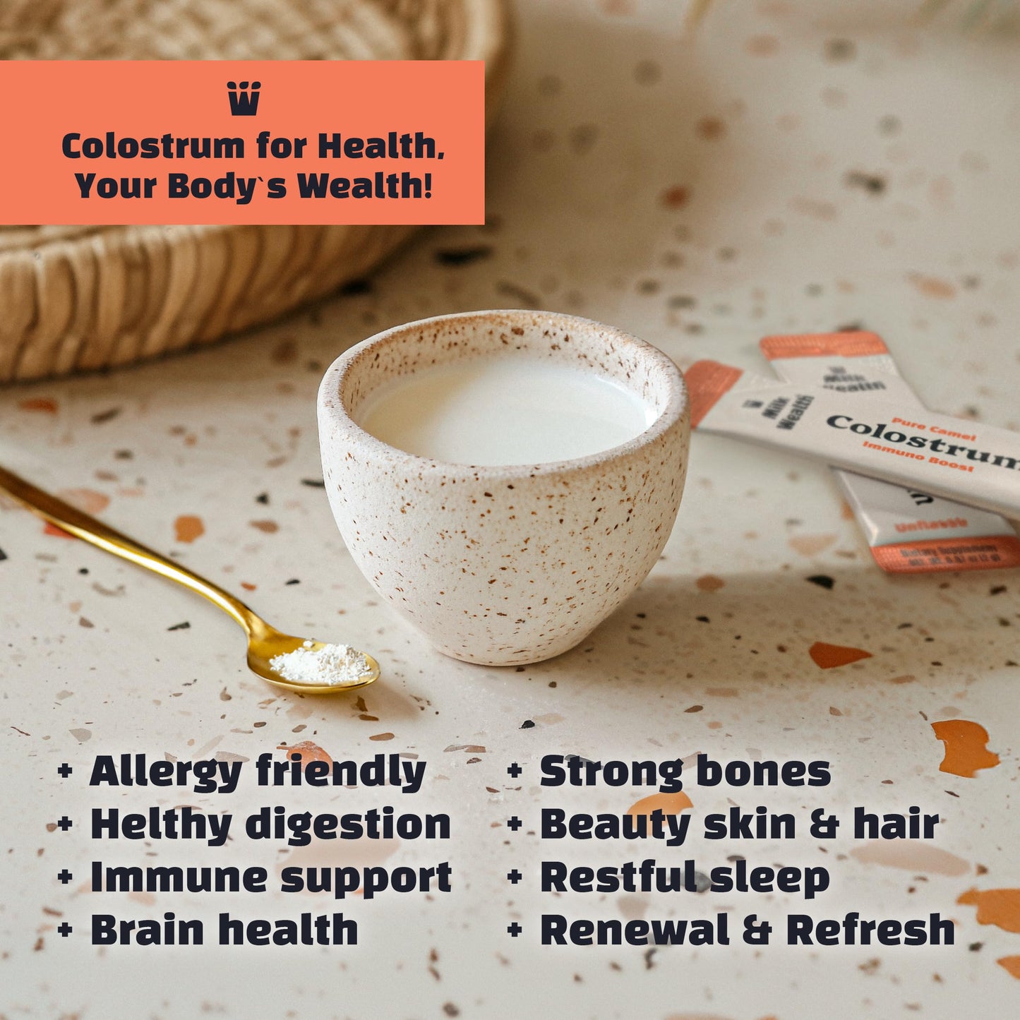 Milk Wealth Camel Colostrum Powder 1.76 oz