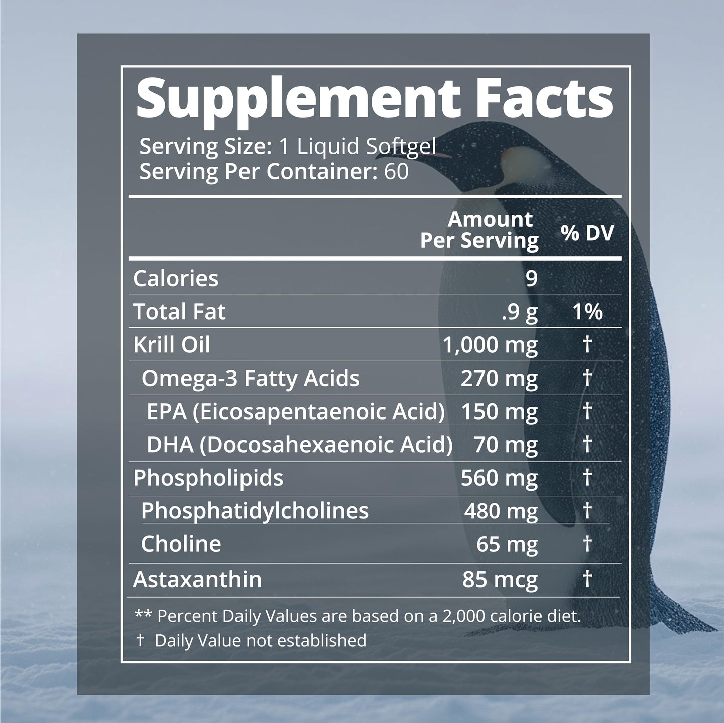 Mobisyn Krill Oil 1000mg Softgels 60 Count