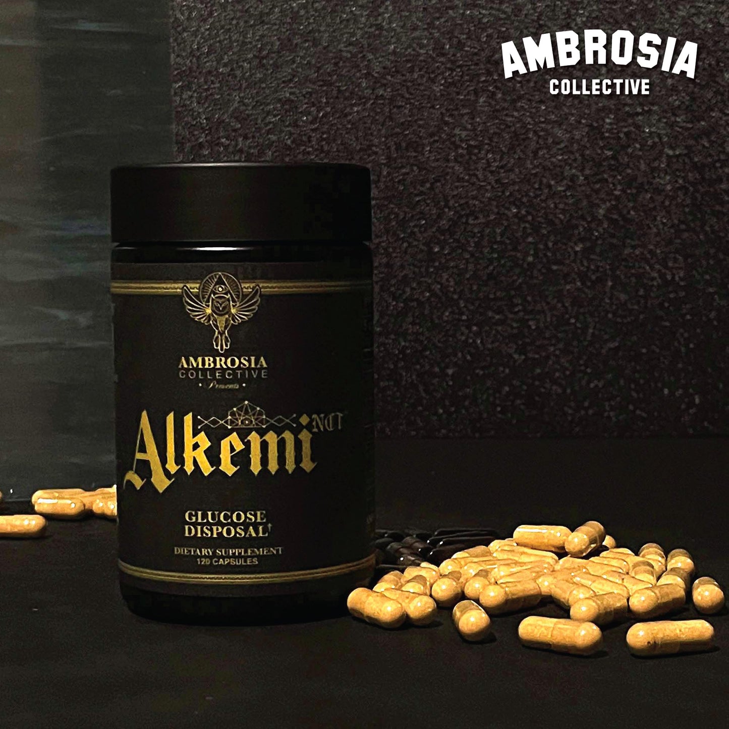 Ambrosia Alkemi NCT Support Agent Capsule 120 Count