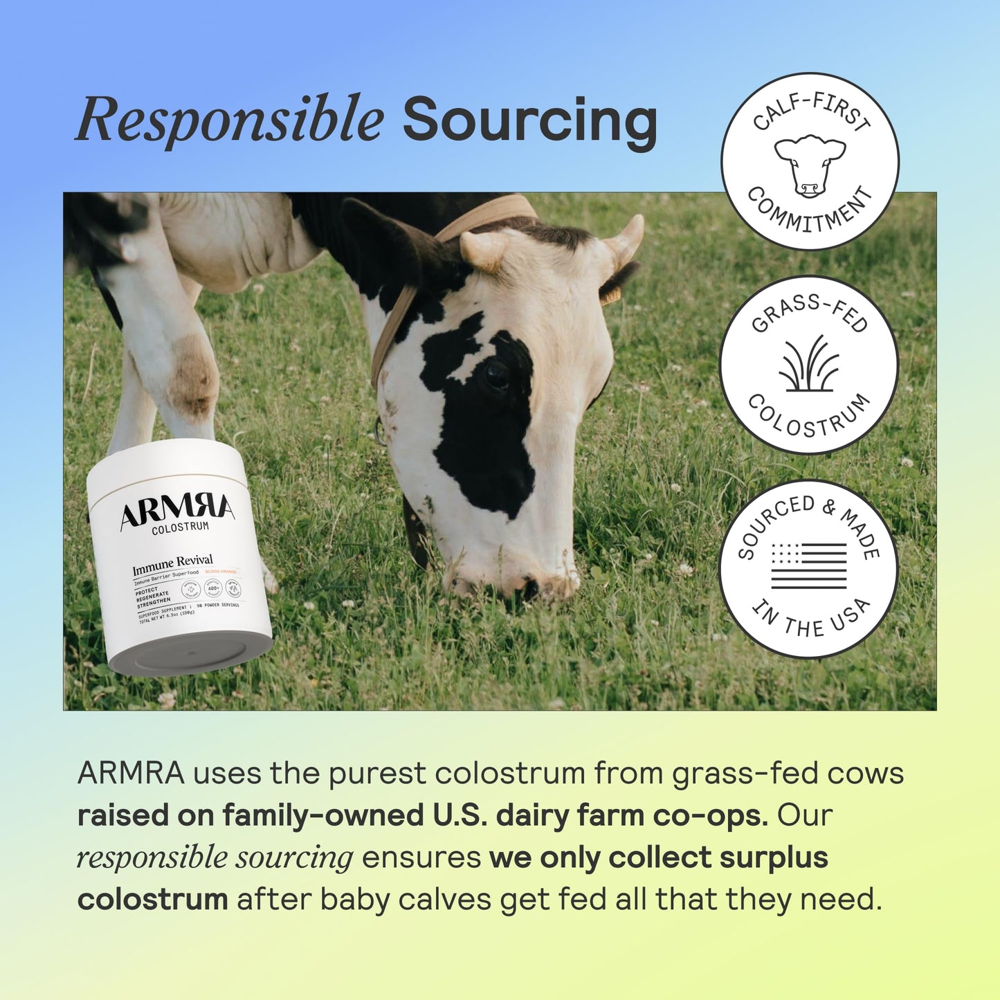 ARMRA Colostrum Powder 30 Servings