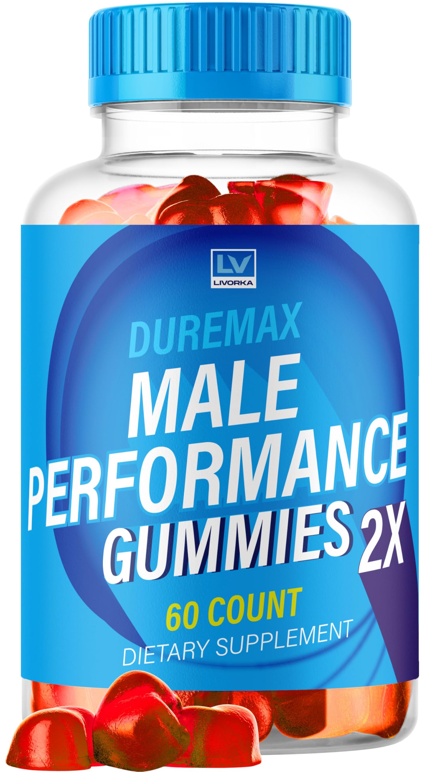 LIVORKA Duremax Max Performance Gummies 60 Count