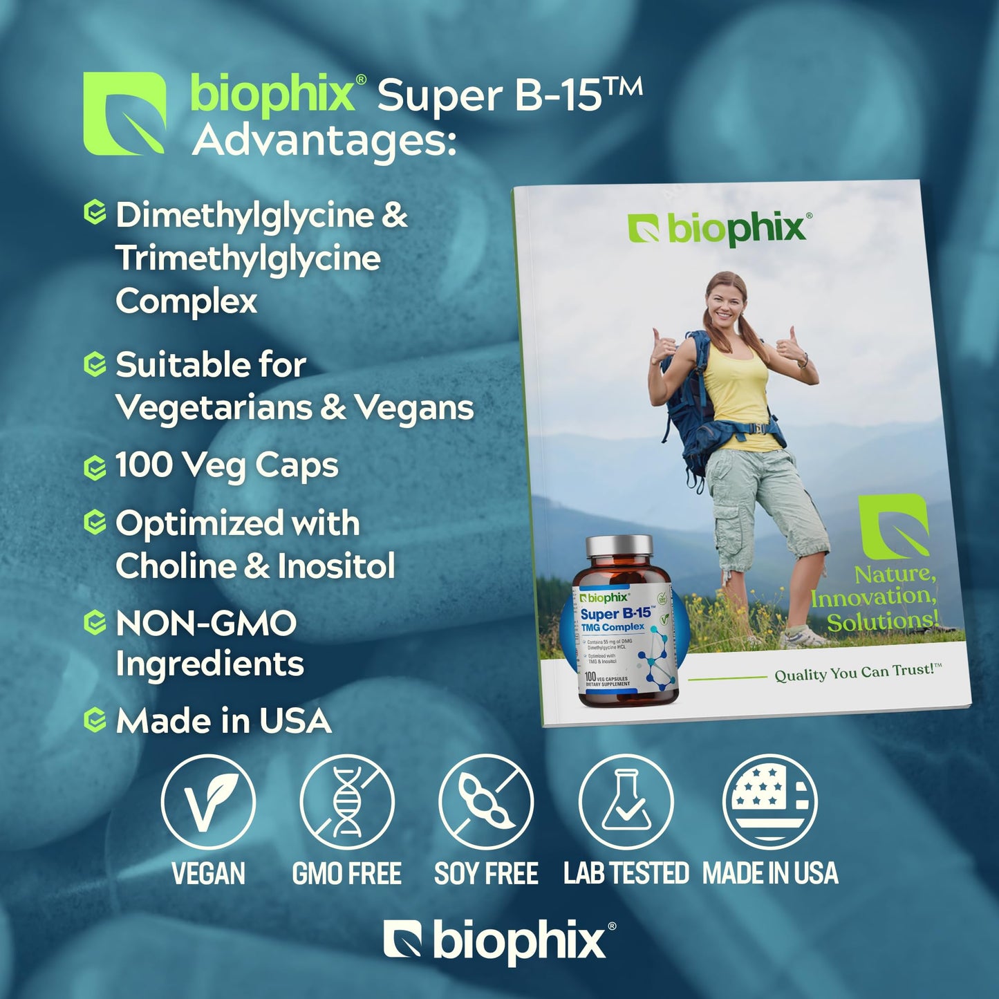 Biophix Super B-15 Capsule, 100 Count
