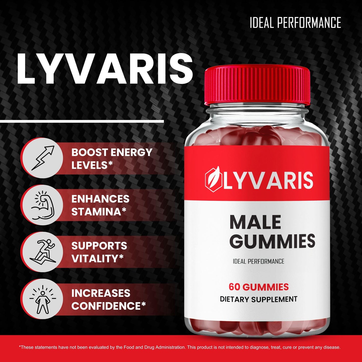 IDEAL PERFORMANCE Lyvaris Gummies 300 Gummies
