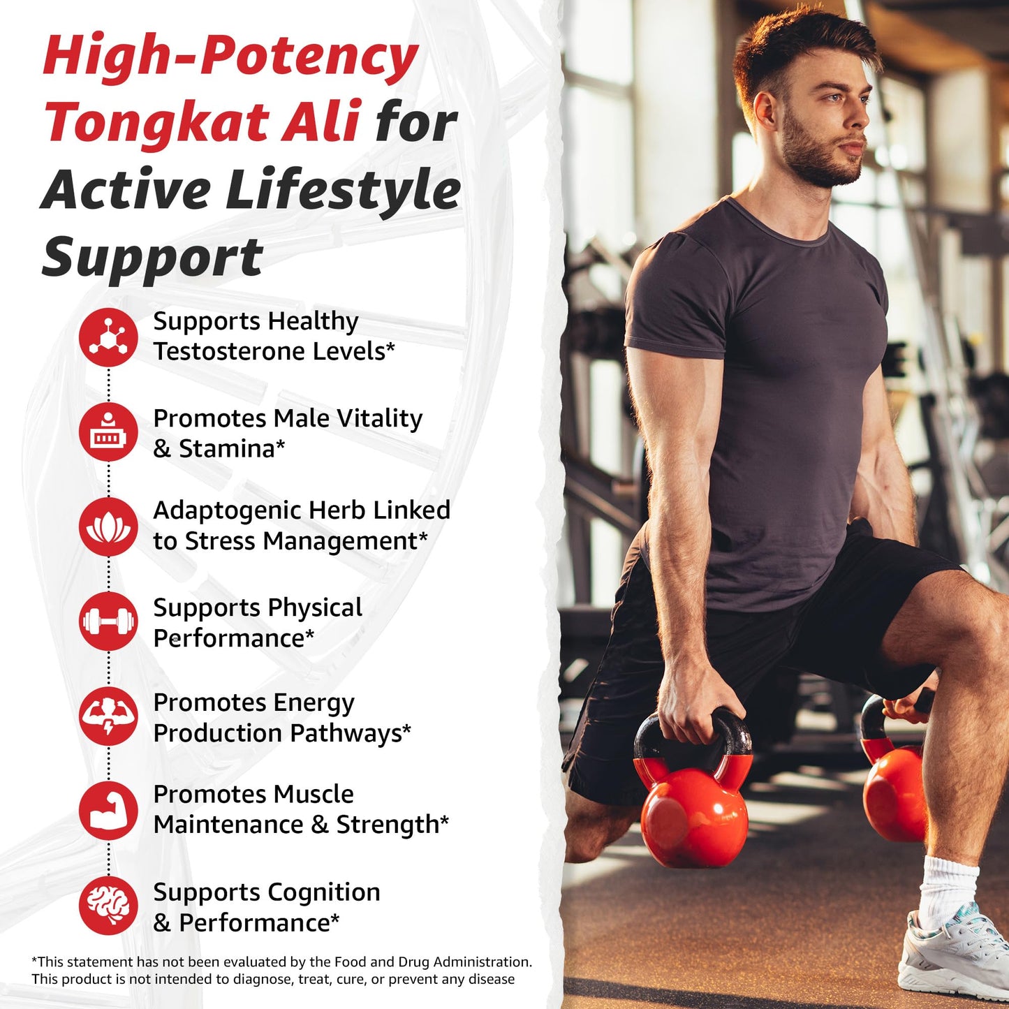 10X Health System Alpha Testosterone Supplement for Men, 60 Capsules