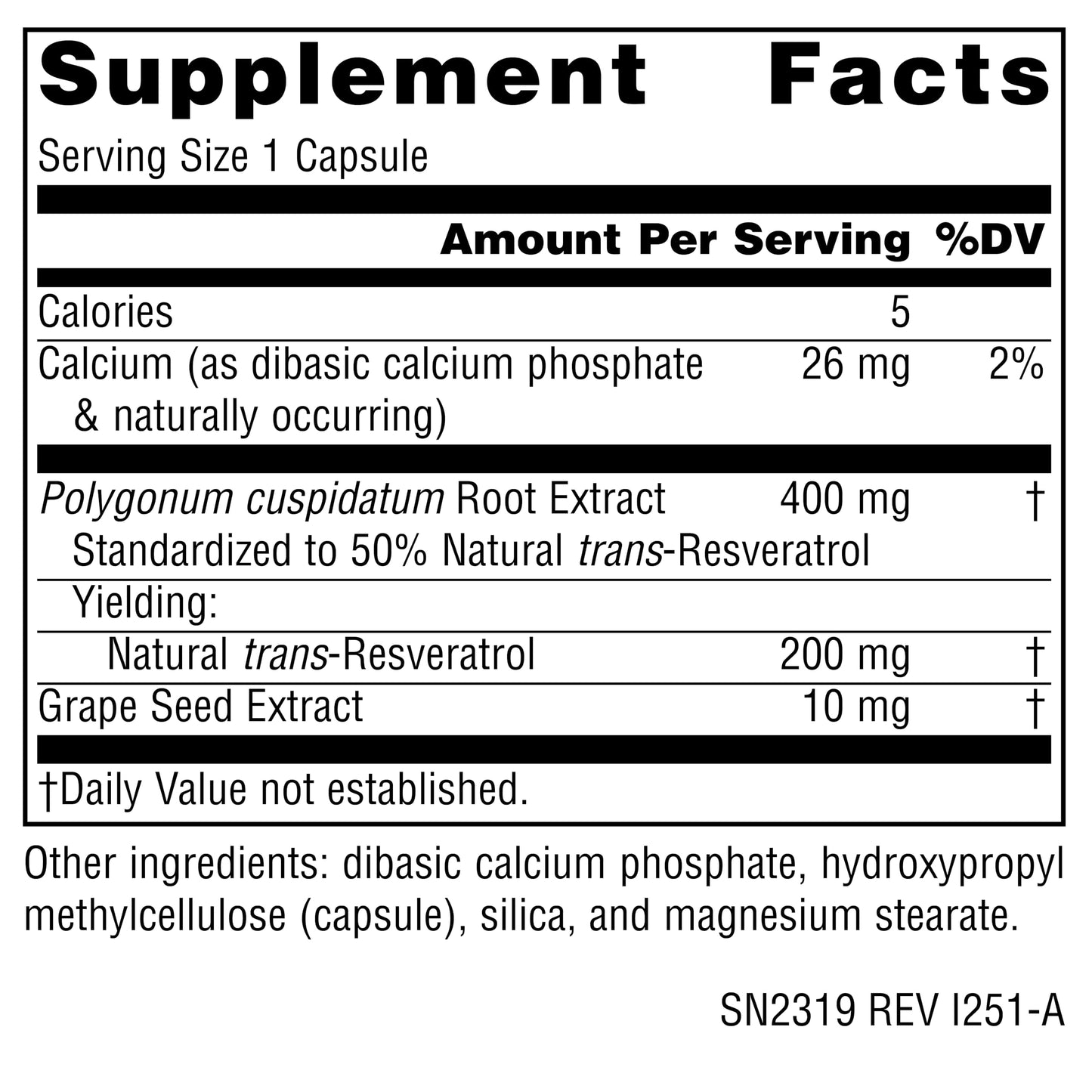Source Naturals Resveratrol 200 mg for Heart and Healthy Aging, 30 Capsules