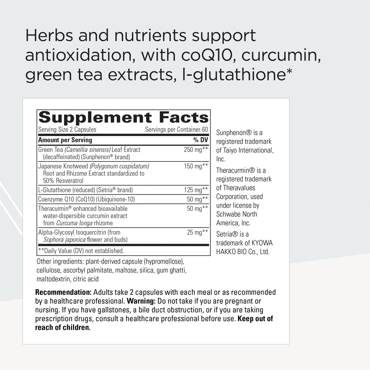 Integrative Therapeutics ProThrivers Wellness Flavonoid Complex Capsule 120 Count