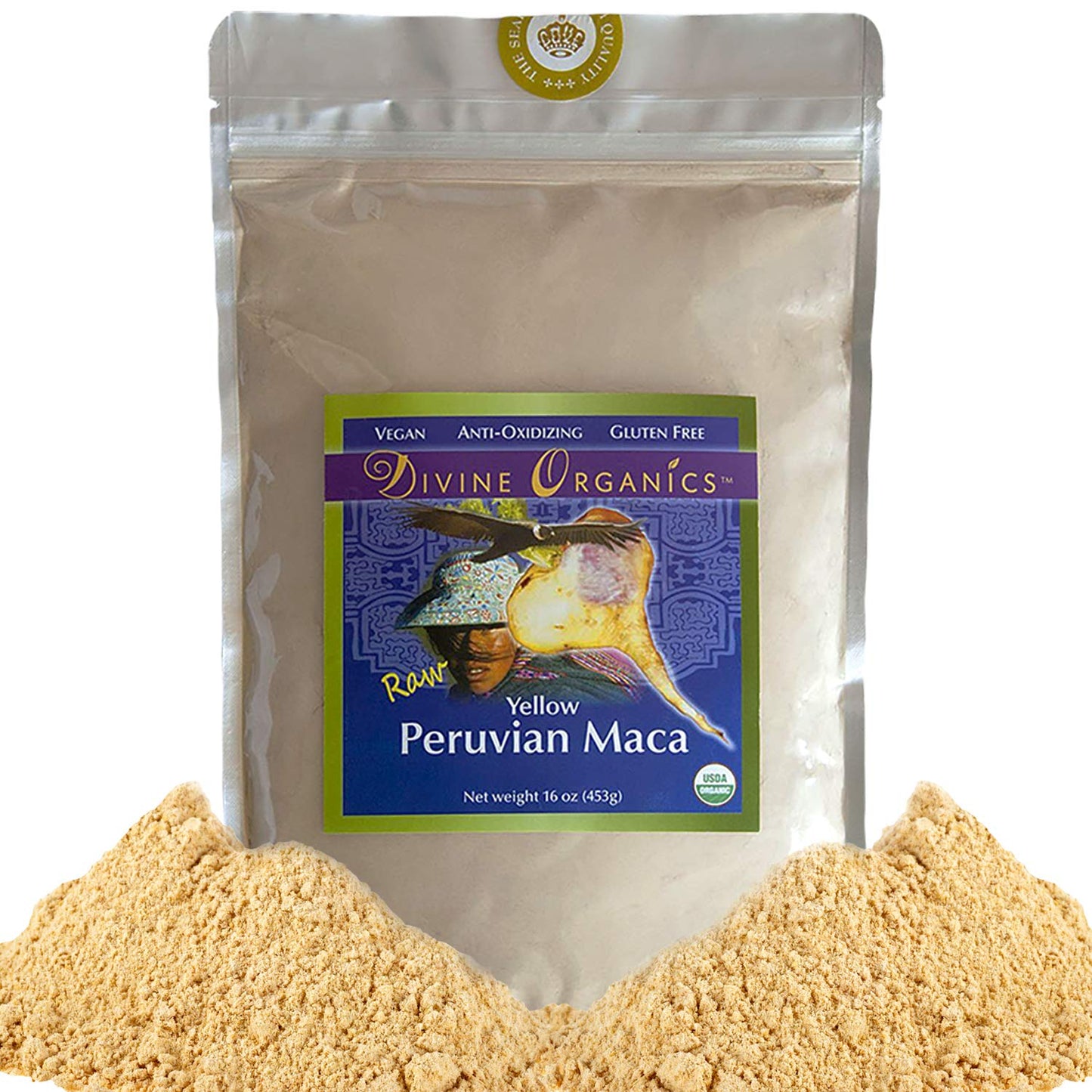 Divine Organics Maca Powder 16 oz